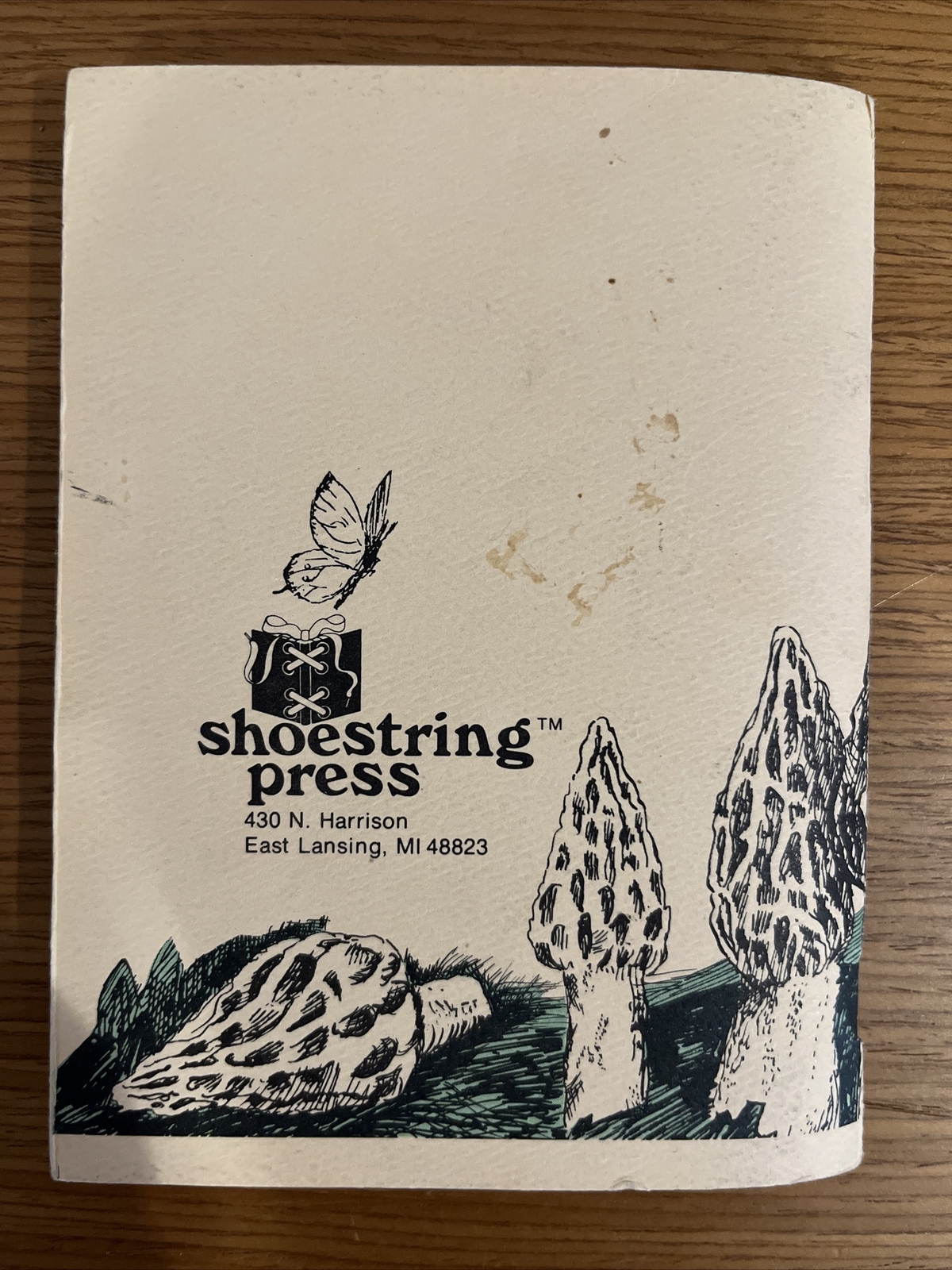 Wild Mushroom Recipes by Carole Eberly (1996) East Lansing, Michigan ~ Paperback