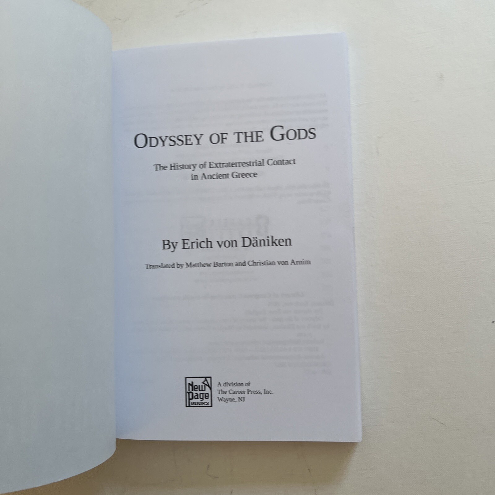 Odyssey of the Gods: The History of Extraterrestrial Contact in Ancient Gree…