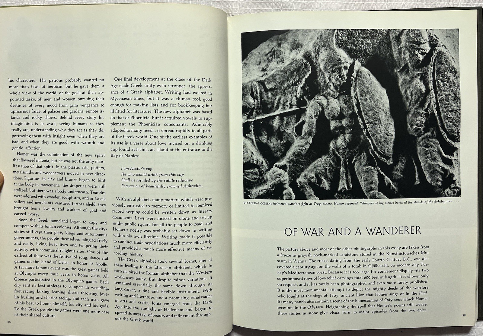 Classical Greece – Time Life Books – Great Ages Of Man Hardcover 192 pages 1967