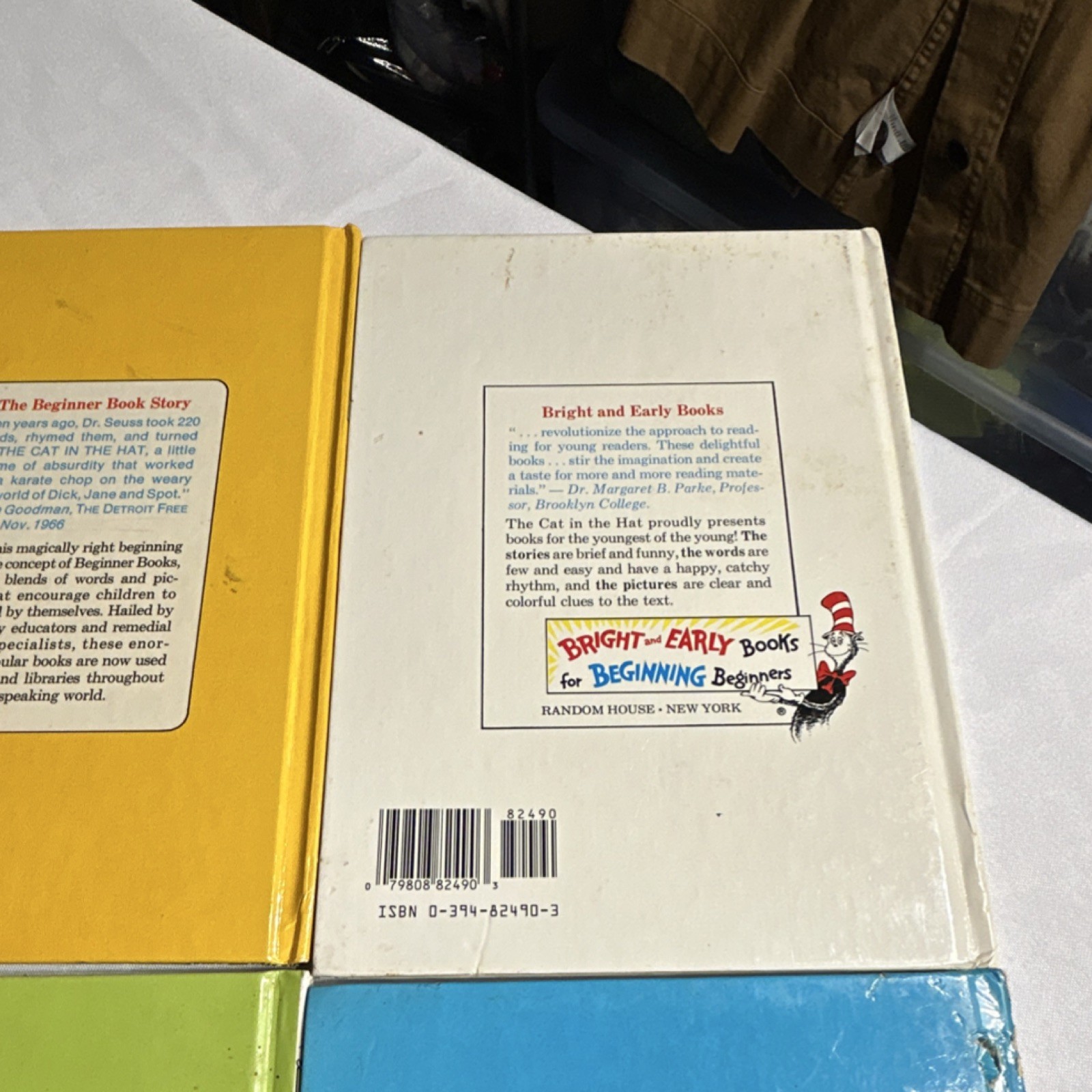 Bright & Early Books HC 4-Book Lot Dr. Seuss/LeSieg/Frith I Can Read!