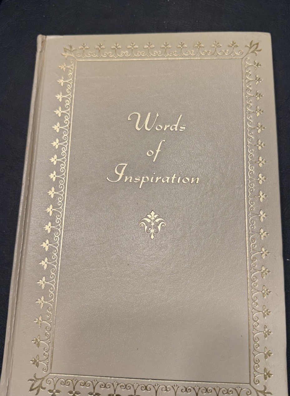 Words Of Inspiration 1963 J G Ferguson Publishing Hardcover Inspirational Essay