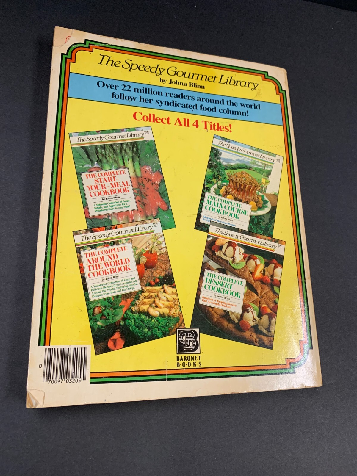The Speedy Gourmet Library Paperback Cookbook