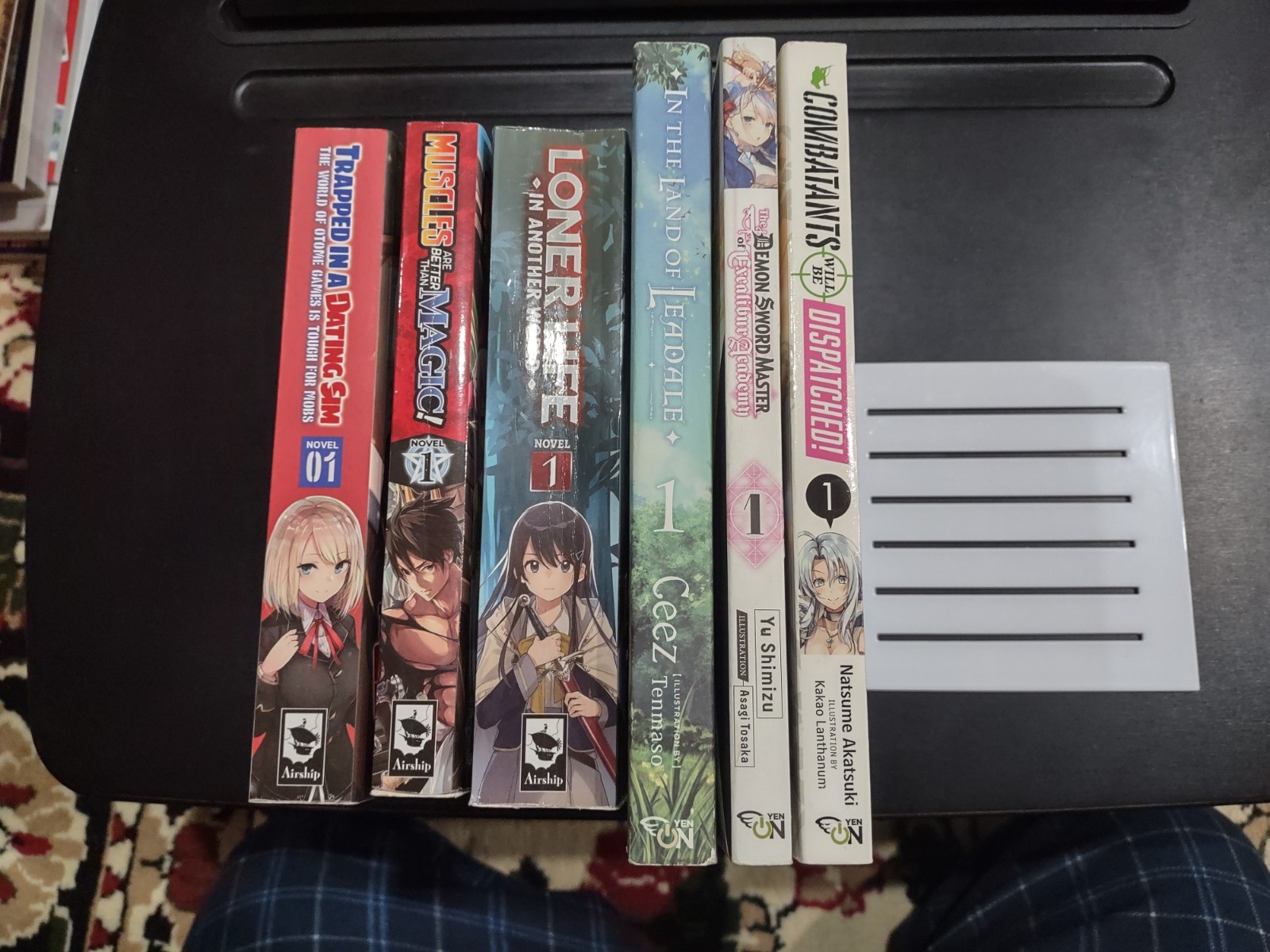 Trapped in a Dating Sim, Loner Life, Leadale, Etc Volume 1 Light Novel Lot