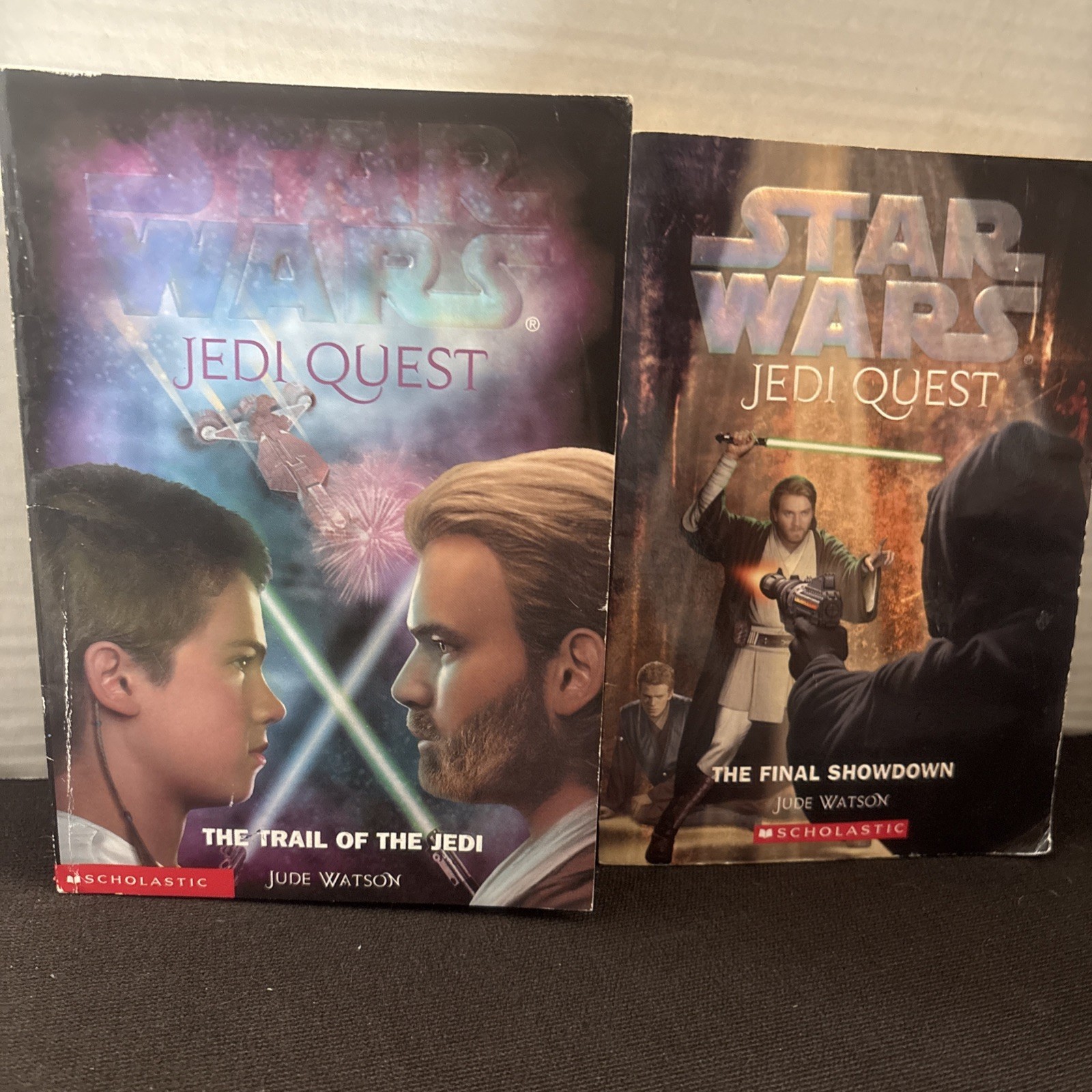 2 Star Wars: Jedi Quest Scholastic PB’s-Final Showdown & Trial of the Jedi