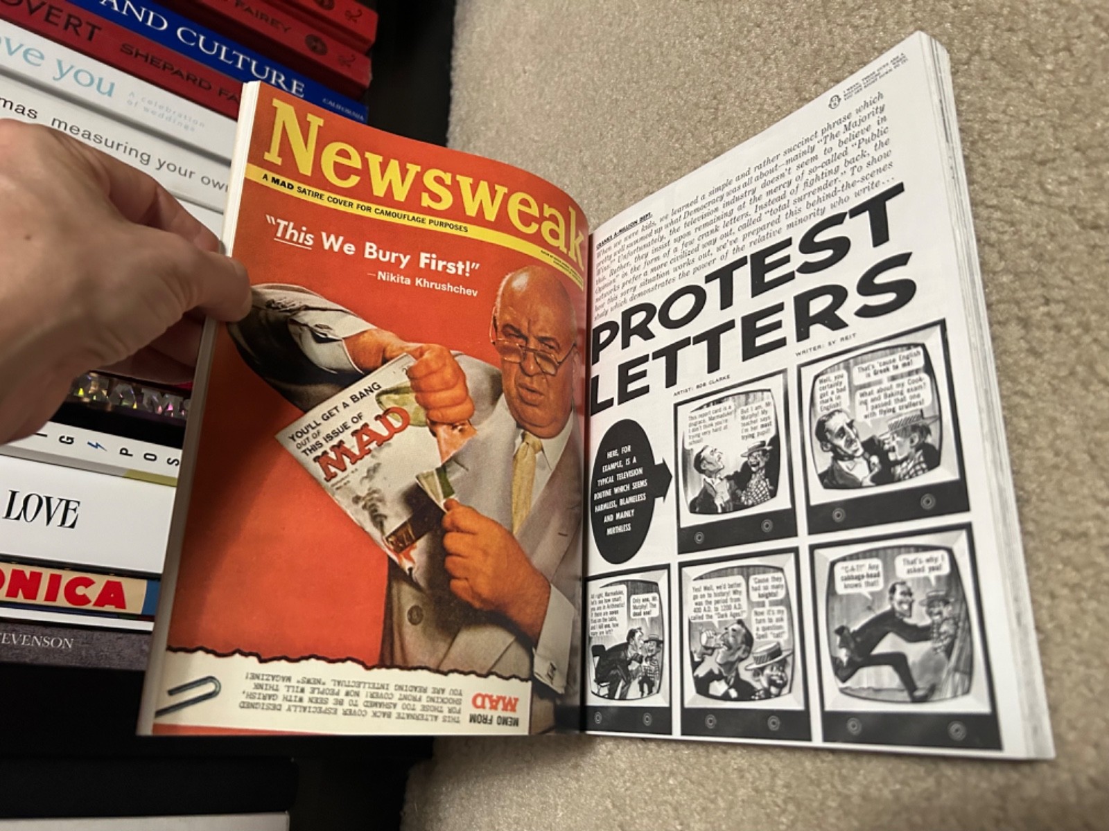 Mad about the Sixties : The Best of the Decade Comic Magazine Book