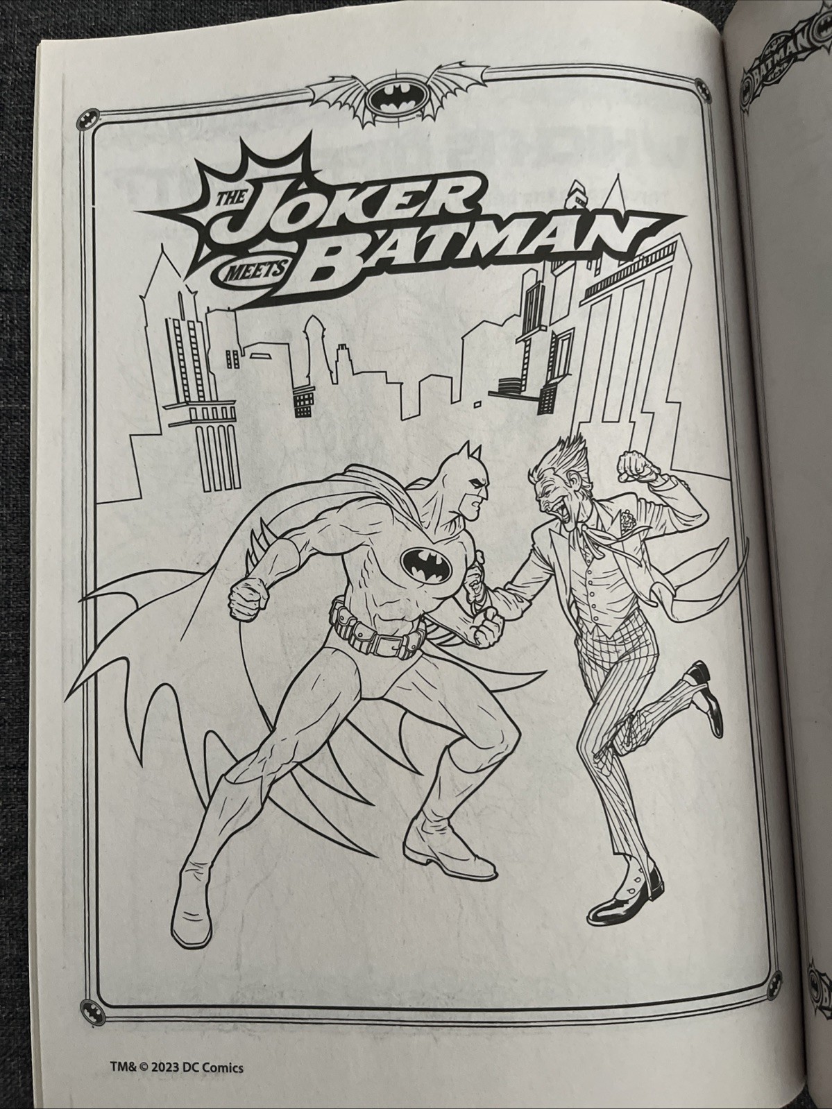 Batman Jumbo Coloring And Activity Book Dark Knight Robin Joker DC Comics