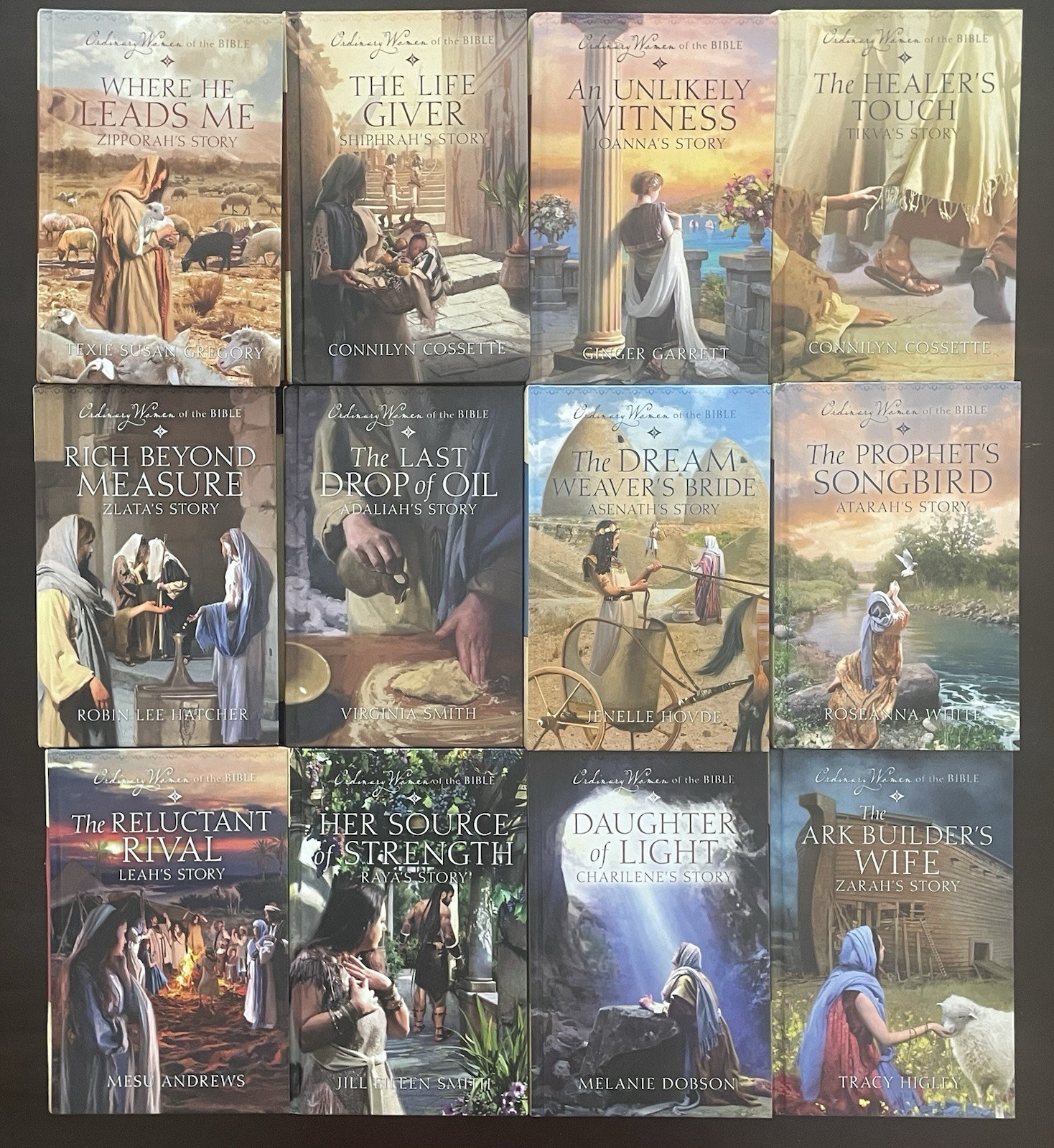Lot of 12 Guideposts Ordinary Women of the Bible Series Christian Fiction HC