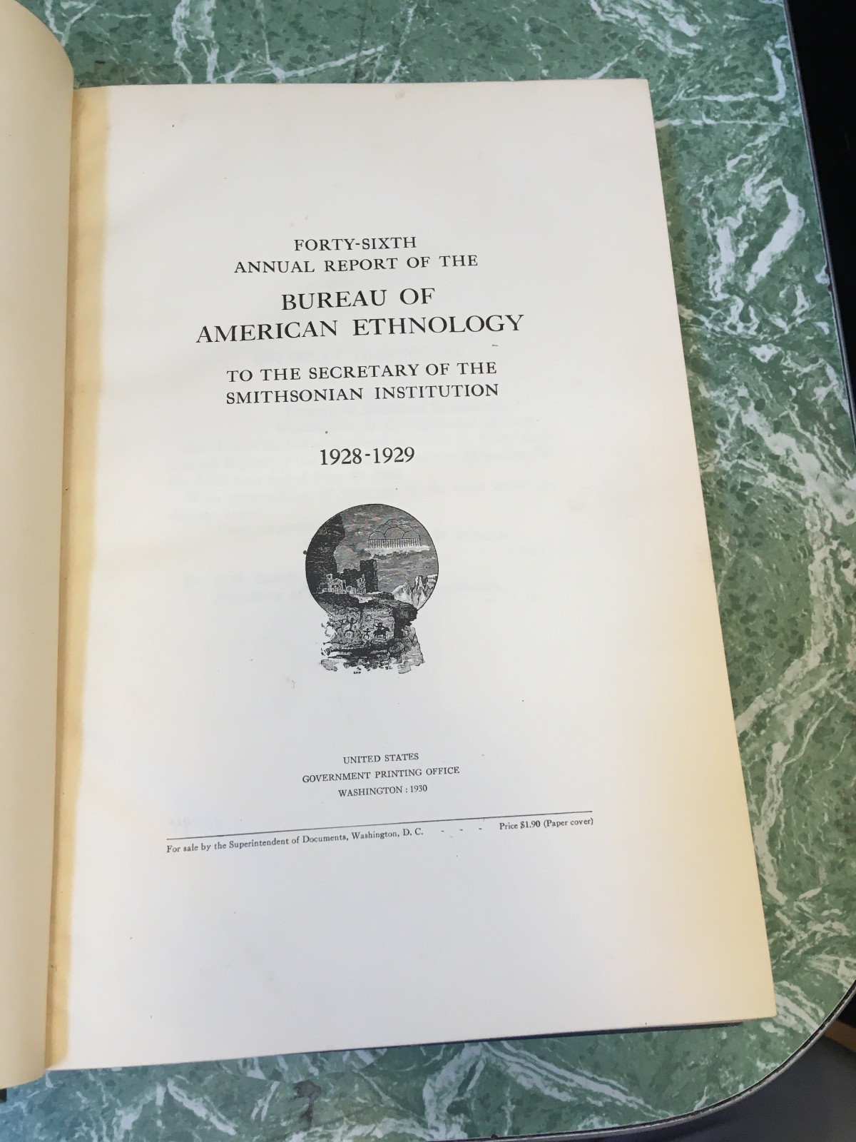 BUREAU OF AMERICAN ETHNOLOGY 46th Annual Report 1928-29 HB Smithsonian alaska