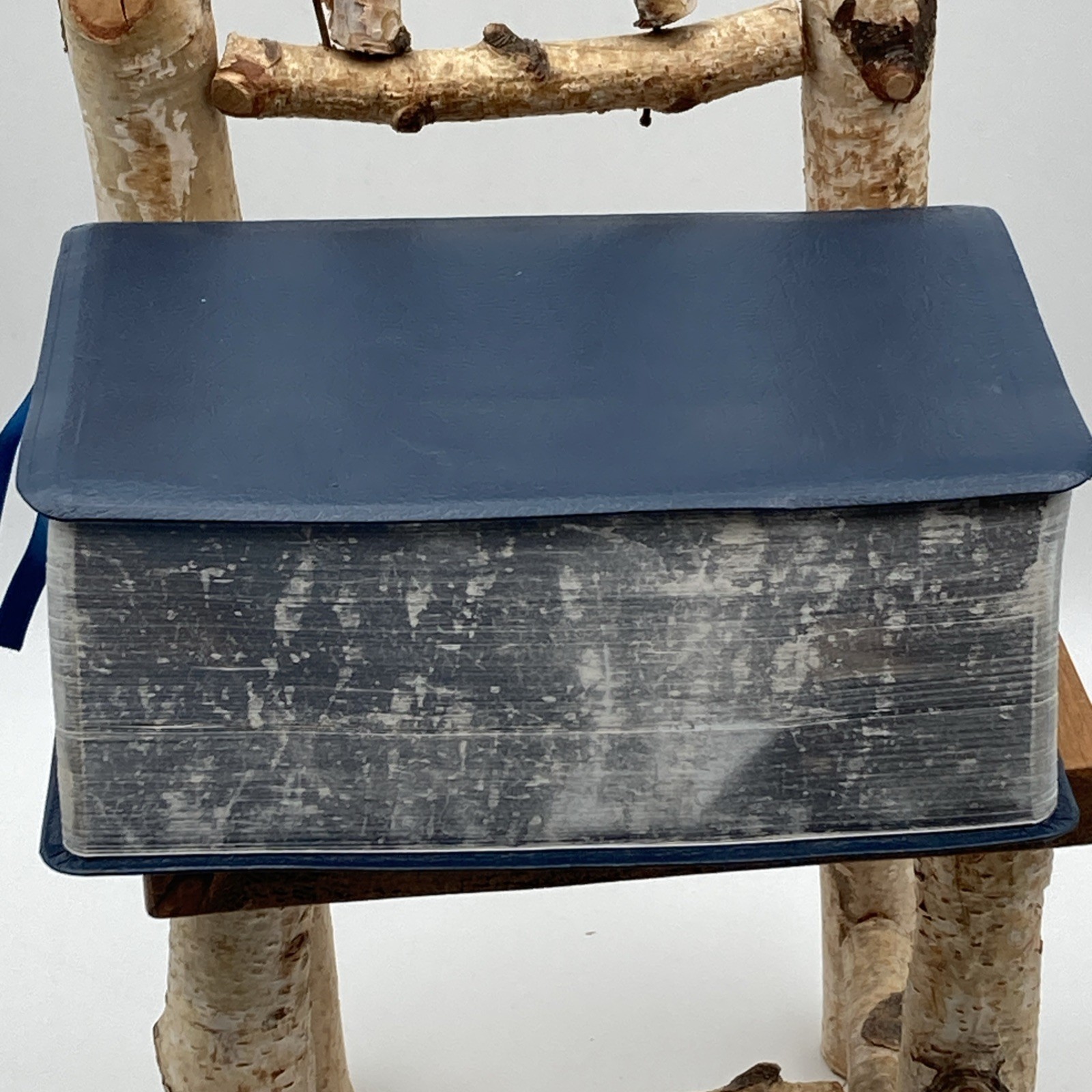 LDS Quad Combination Scriptures Bible Book of Mormon D&C Blue Simulated Leather