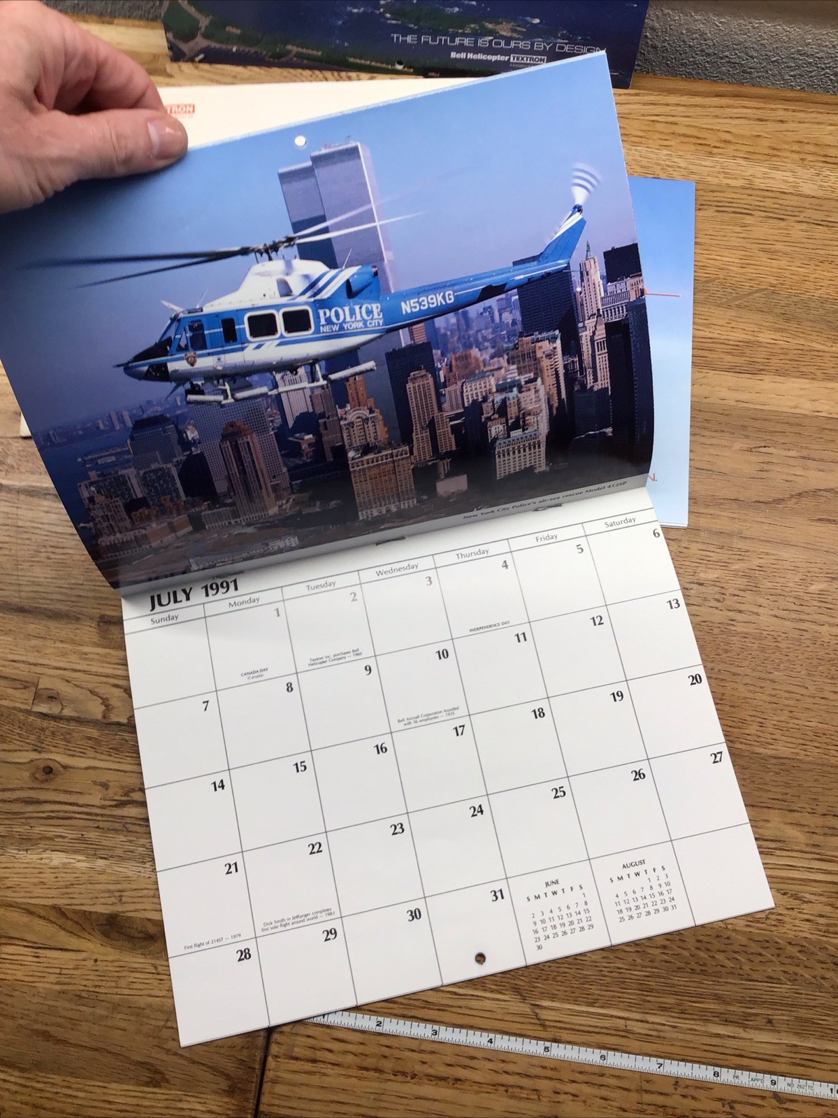 BELL HELICOPTER – Appointment Calendar – 1989 1990 1991 – Lot Of 3 – MM6.109