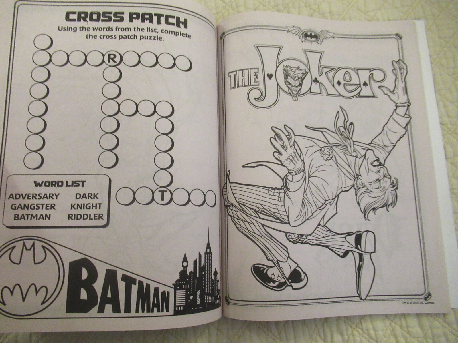Batman Jumbo Coloring and Activity Books (2-Set) (2012) (Bendon, Inc.)