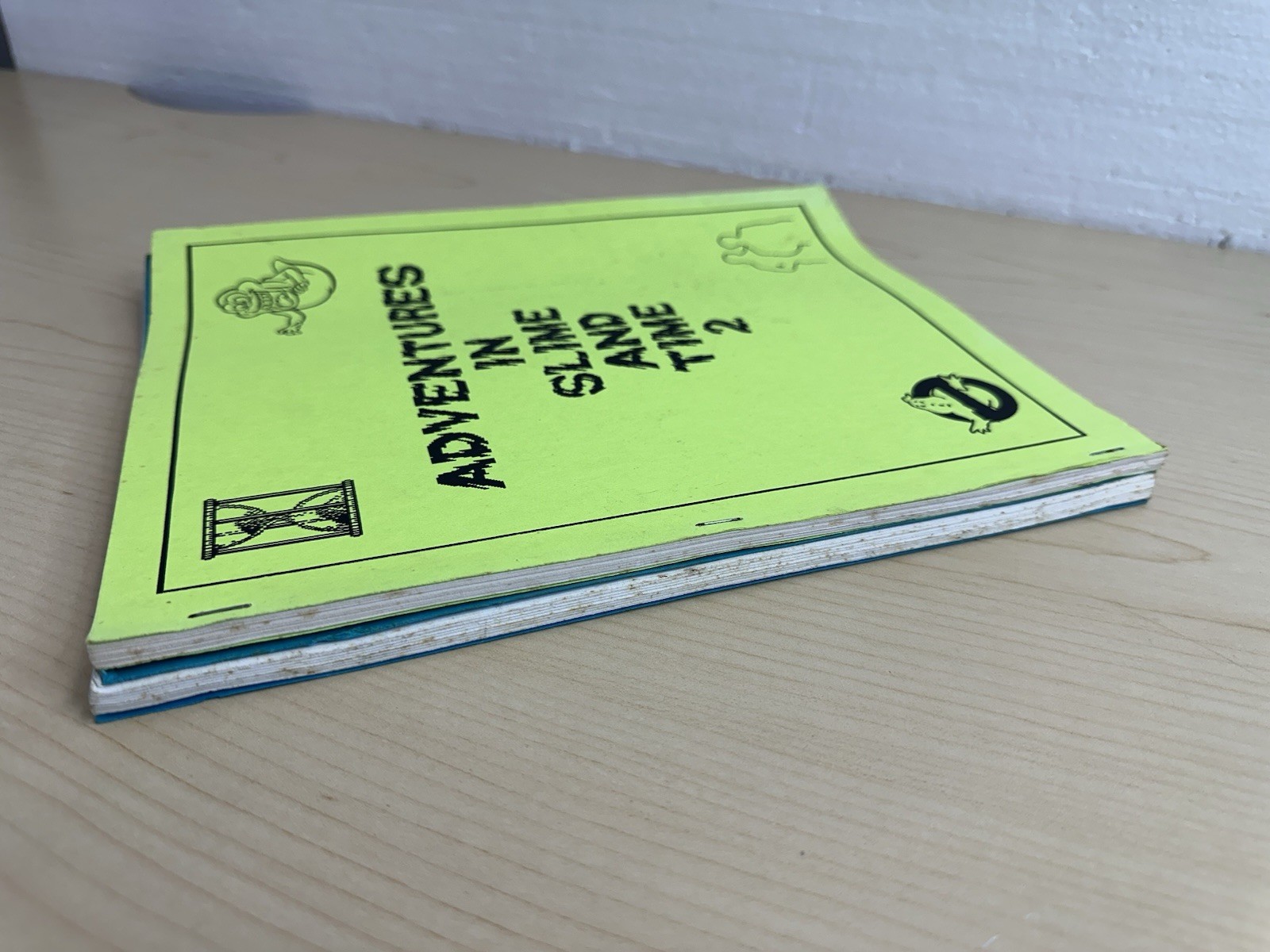Real Ghostbusters Fanzine Adventures in Slime and Time 1 & 2 1990’s Paulson