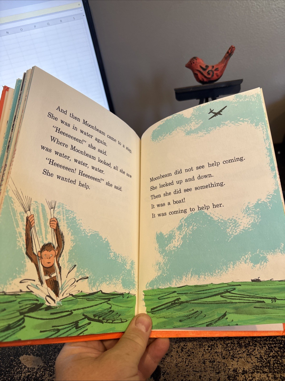 Moonbeam and the big jump (The Moonbeam books) 1974 HC Edition