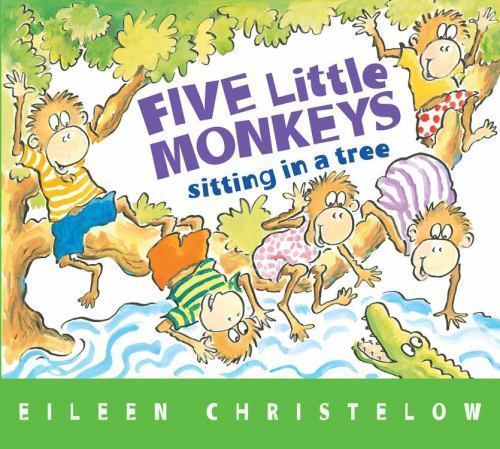 Five Little Monkeys Sitting in a Tree; A Fiv- 0544083539, Christelow, board book