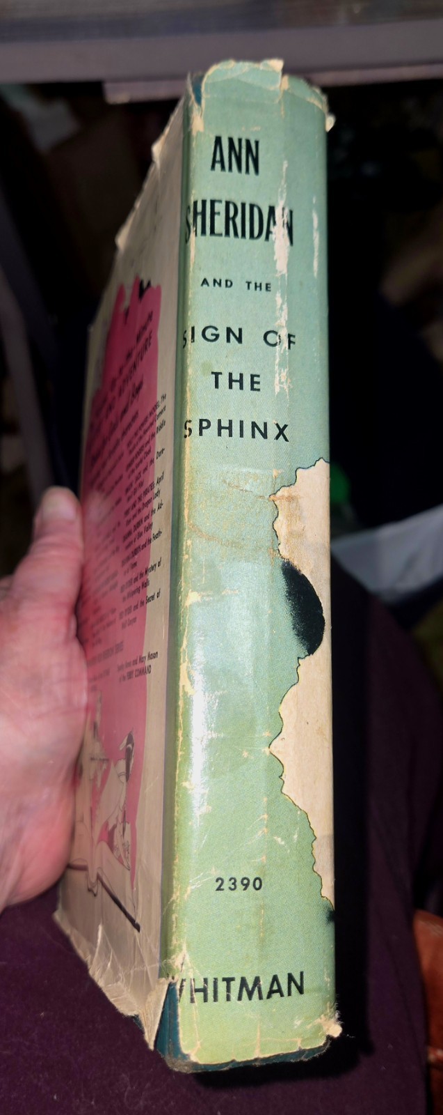 Ann Sheridan And The Sign Of The Sphinx, By Kathryn Heisenfelt 1943 DJ Hardback