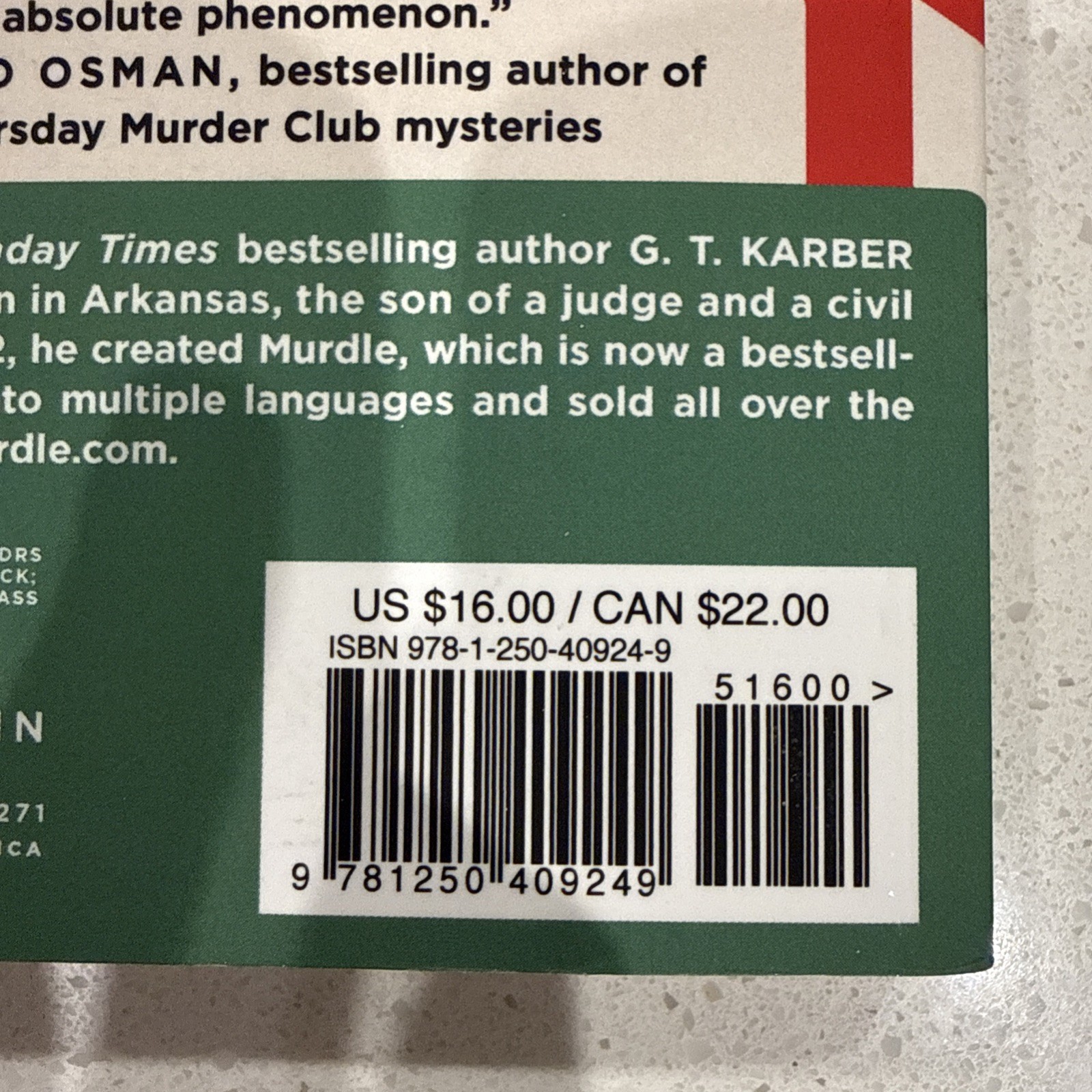 Merry Murdle: 25 Fiendishly Festive Logic Puzzles — G. T. Karber – Paperback