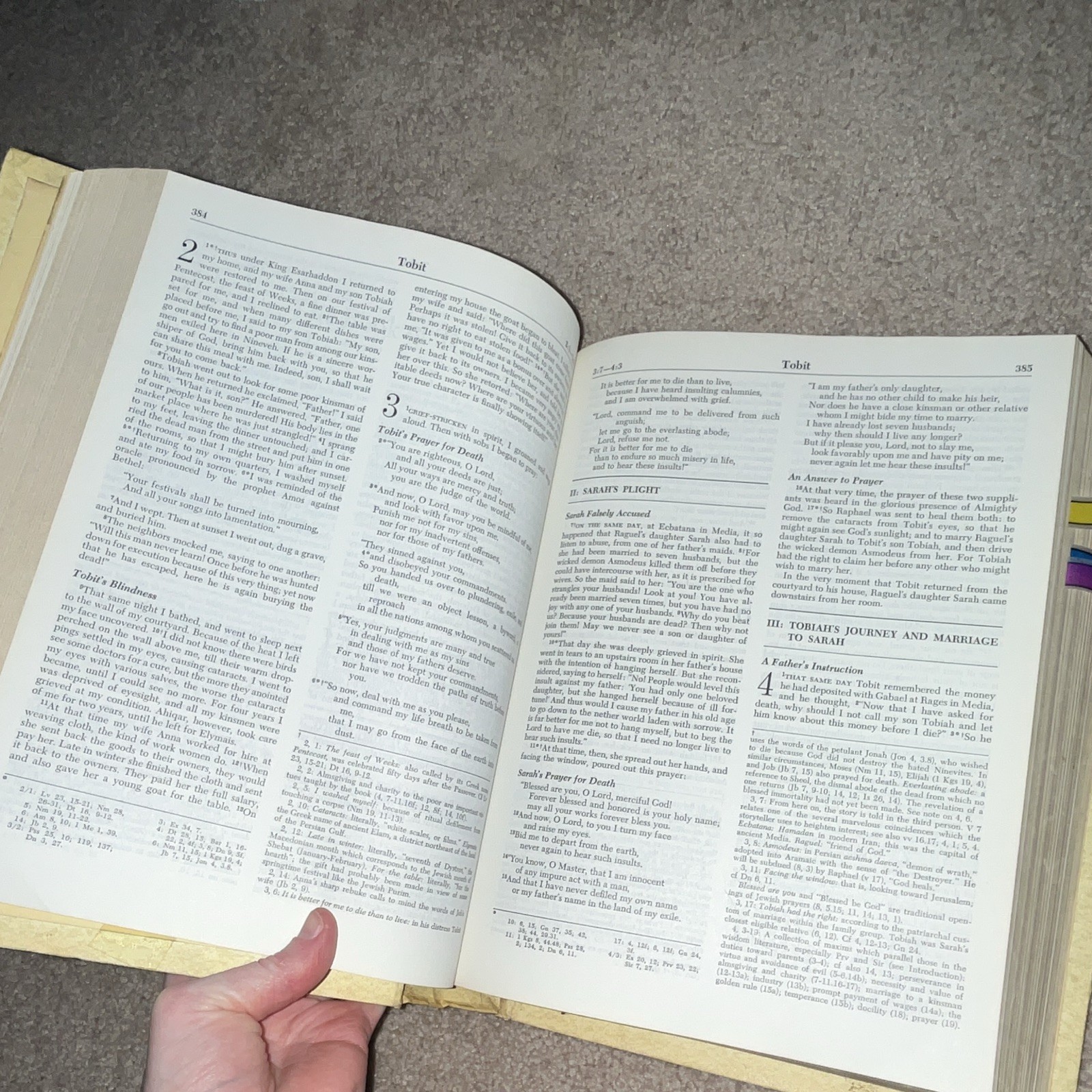 Holy Bible Fireside Family Edition Catholic NAB Illustrated Hardcover 1972-73