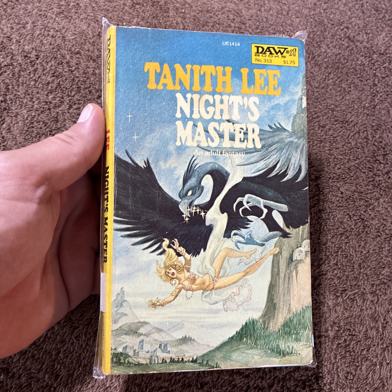 Night’s Master – Tanith Lee – 1st DAW Printing 1978 Vintage Paperback Book -RARE