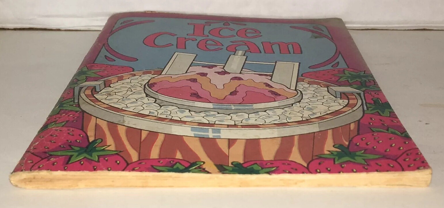 Ice Cream by Irena Chalmers, 1974, Potpourri Press – Scarce HTF Vintage Cookbook