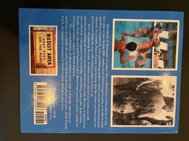Nudist / naturist history book of Pasco County, Florida