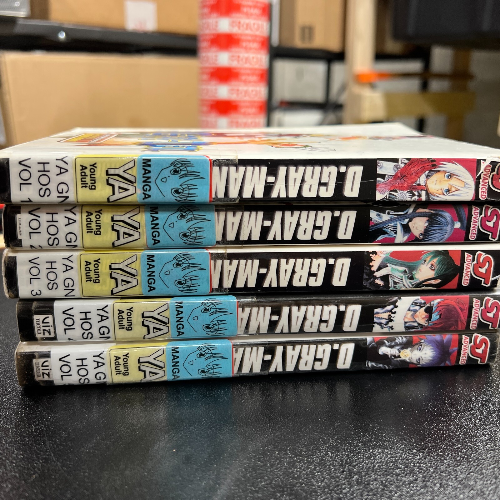 D.Gray-man Manga Lot Volumes 1 2 3 4 5 English Shonen Jump Advanced Viz Media Se