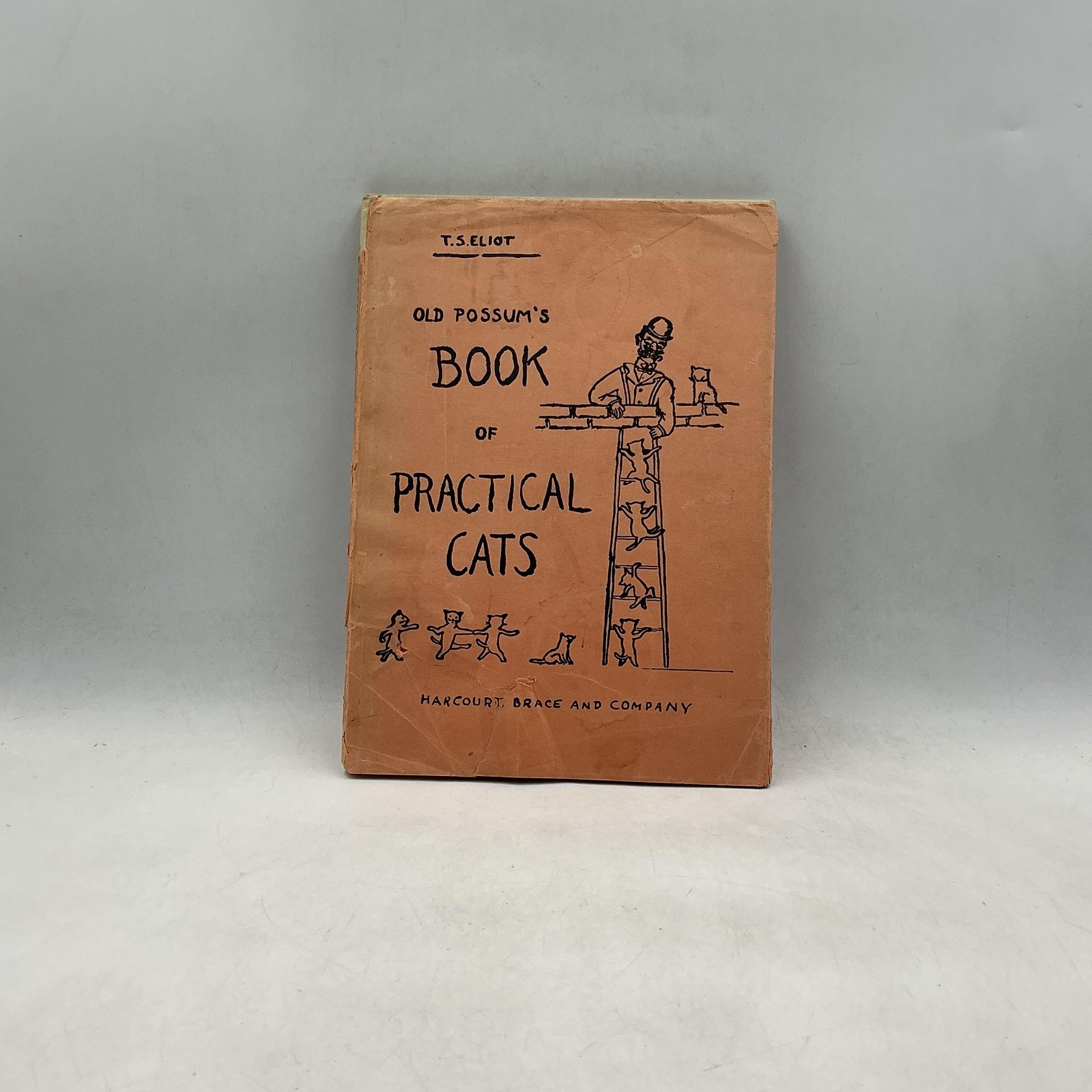 OLD POSSUM’S BOOK OF PRACTICAL CATS T.S. Eliot 1939 Hardcover Harcourt Brace