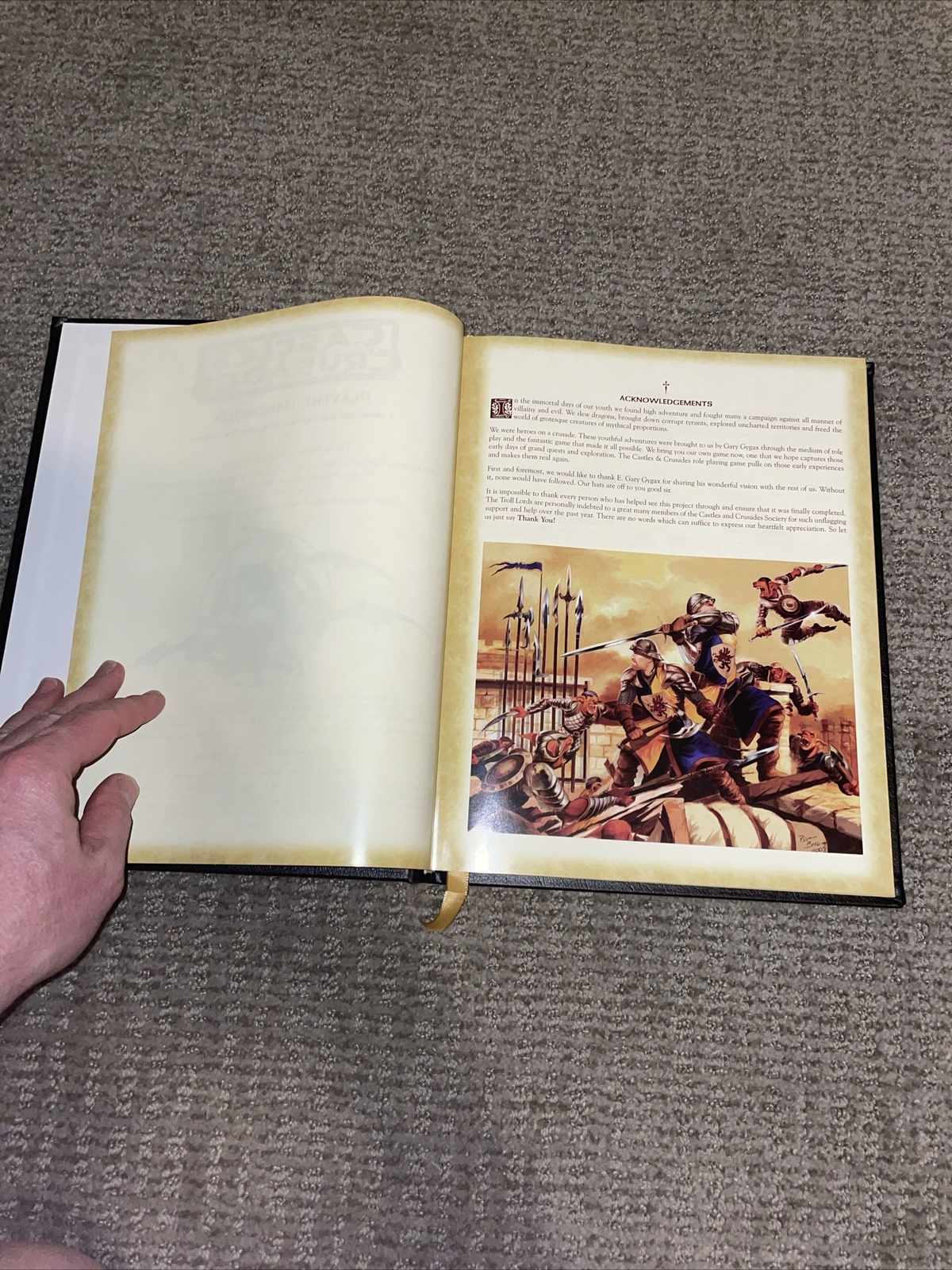 C&C Players Handbook – Special Signed Collector’s Edition (Castles Crusades 7th)