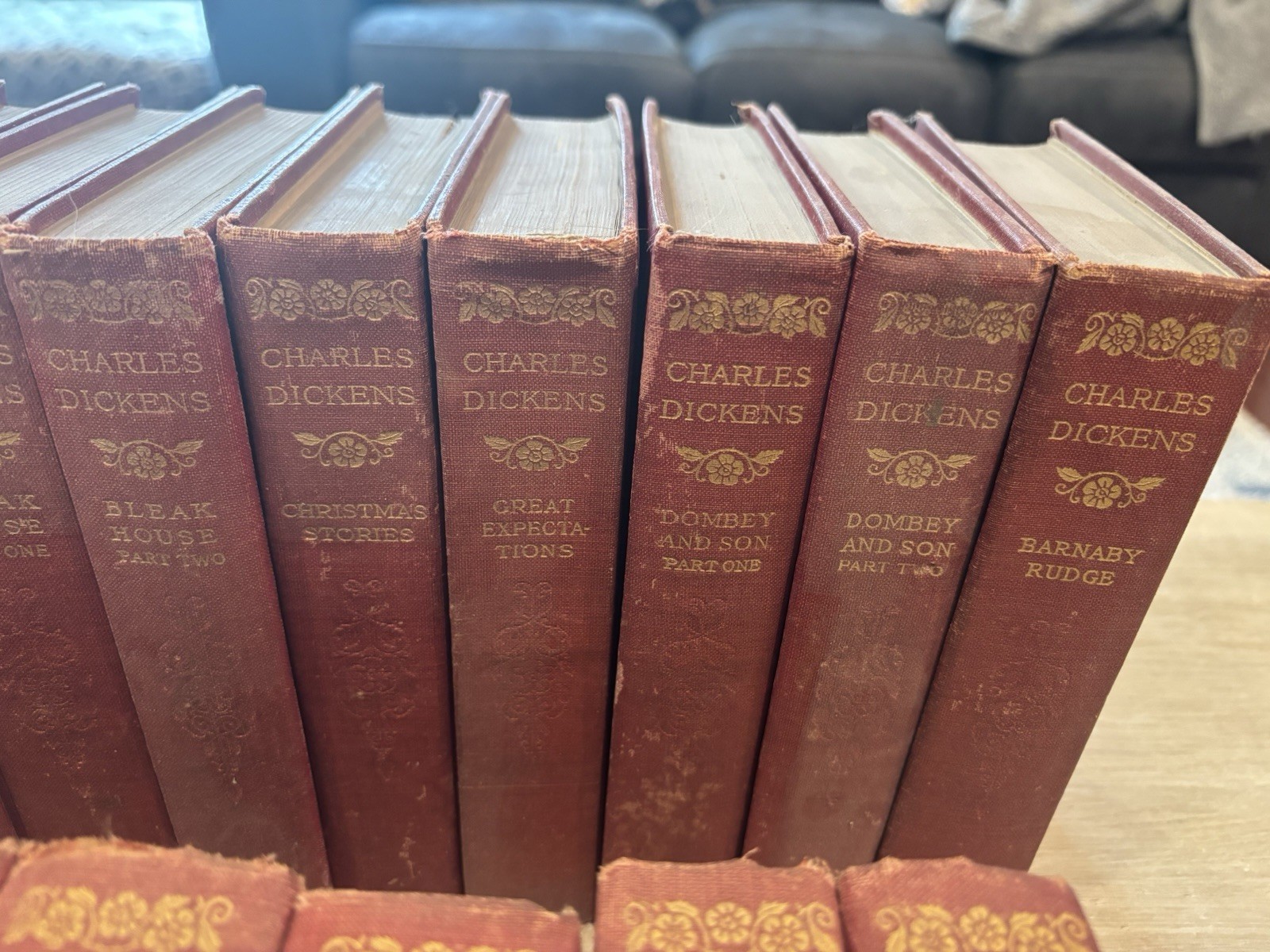 WORKS OF CHARLES DICKENS ~23 Volume Set ~ P. F. Collier c.1911 ~ Anniversary Ed.