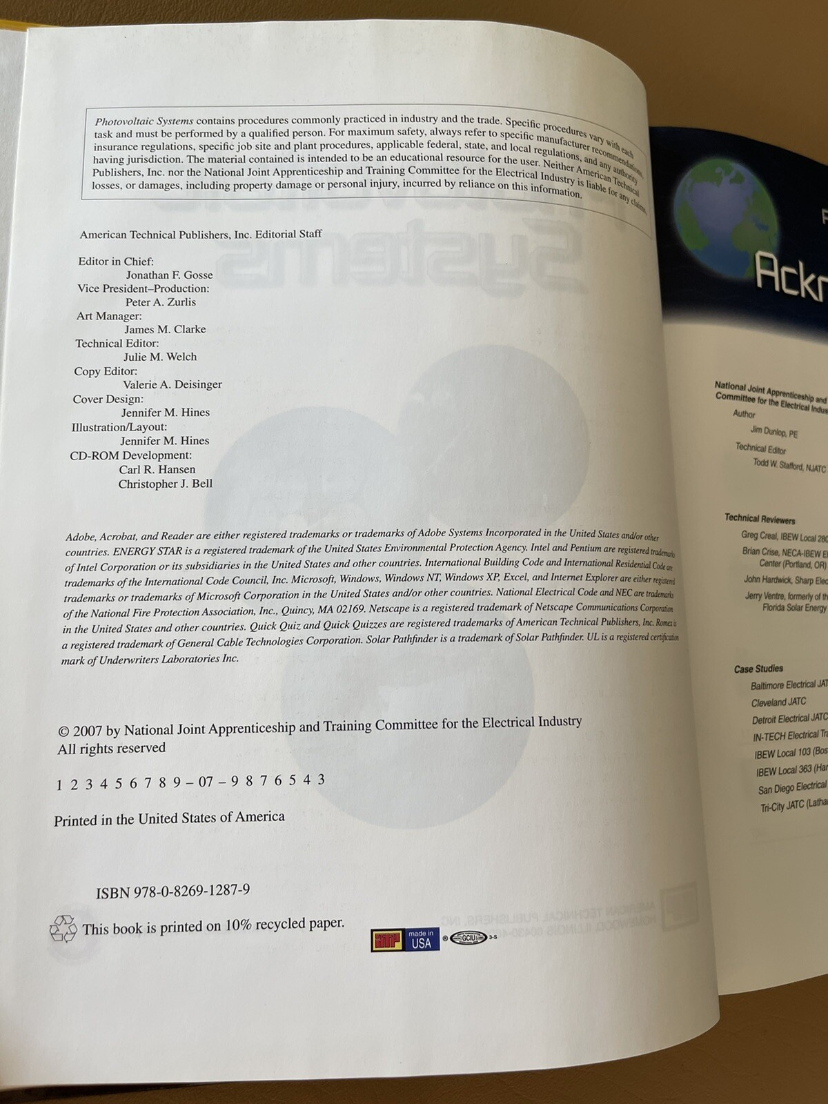 Photovoltaic Systems “An ATP Publication”-Illustrated Hardback-2007