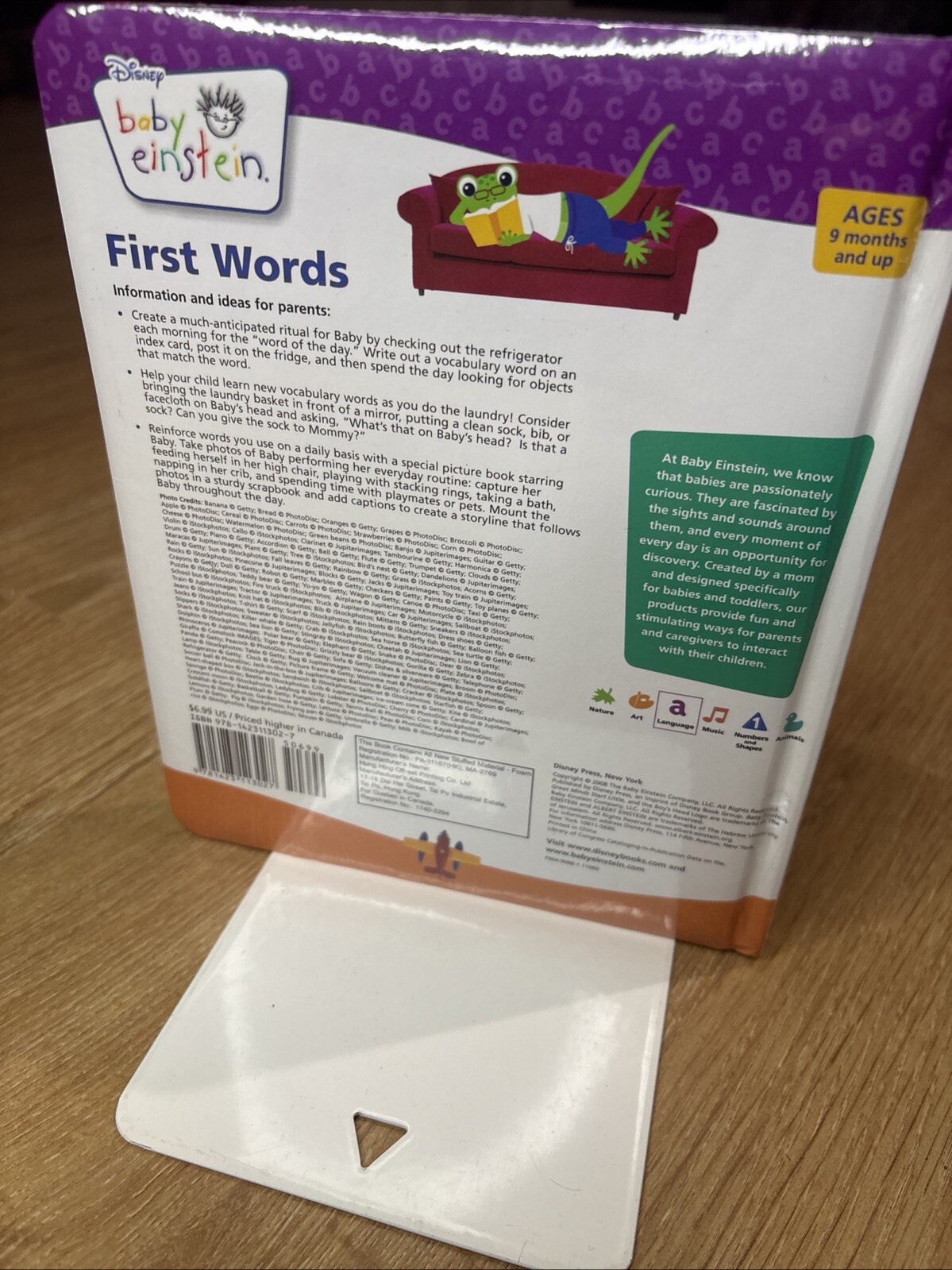 First Words by Disney Book Group Staff and Julie Aigner-Clark (2008, Children’s