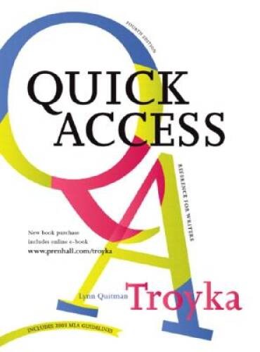 Simon and Schuster Quick Access Reference for Writers – Spiral-bound – GOOD