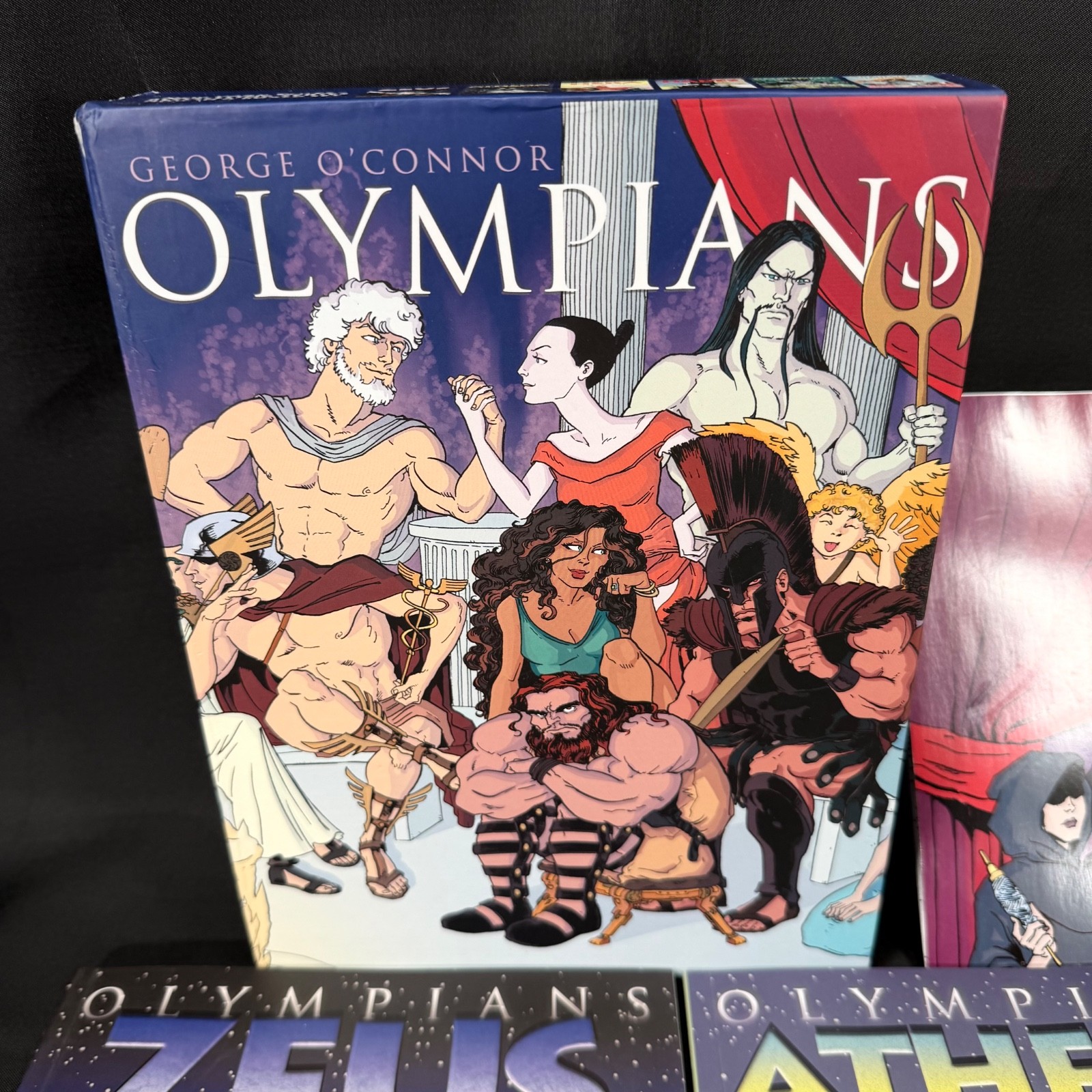 Olympians Volumes 1-6 Paperback Box Set by George O’Connor (2014) w/Poster!