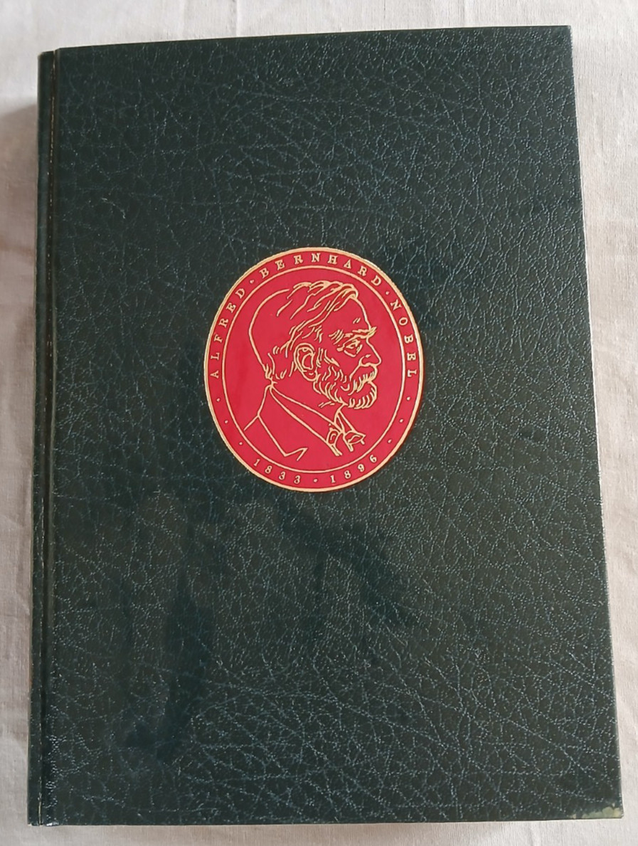Nobel Prize Library 1971 Sachs Shaw Sillanpää Prudhomme Hardcover Green Gold…