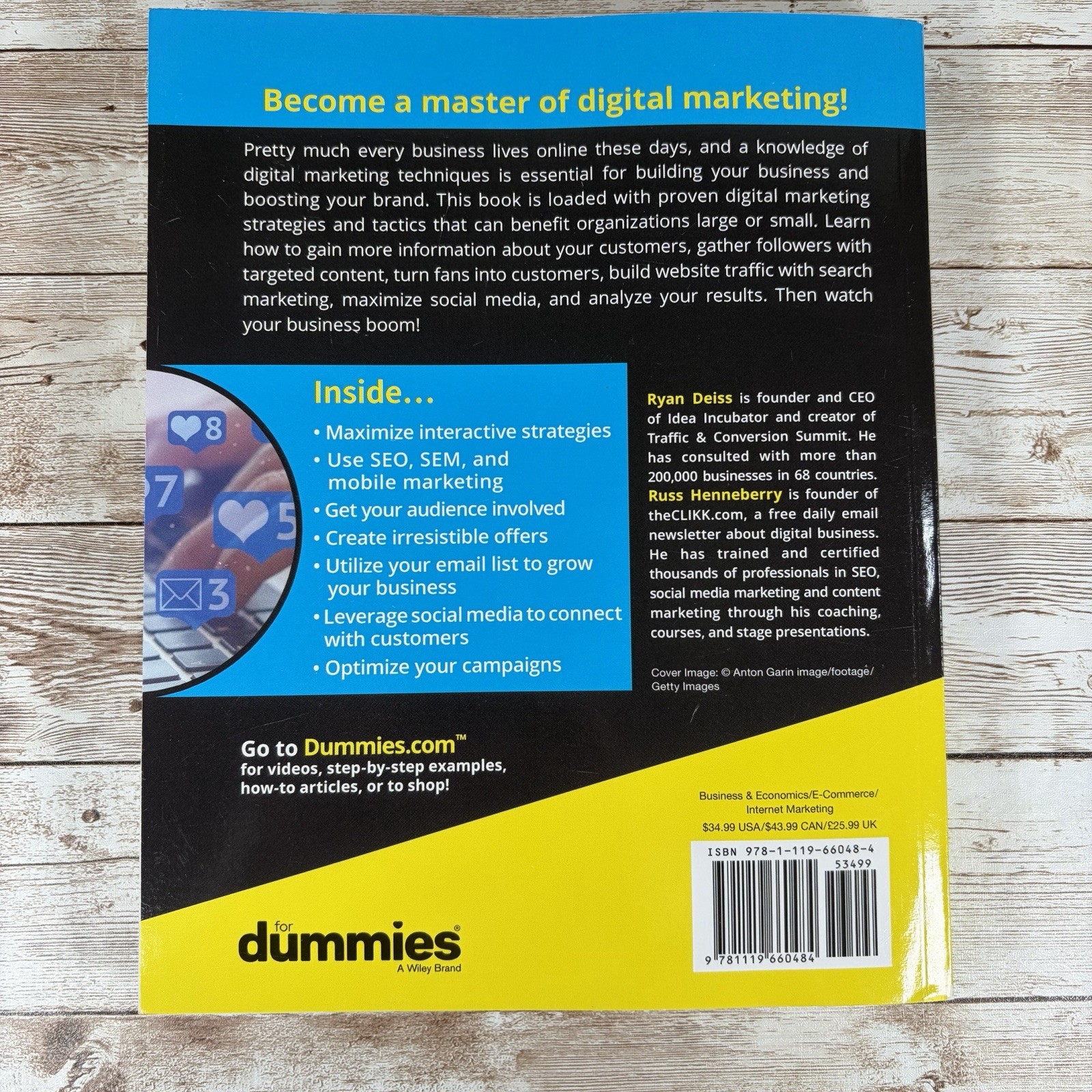 Digital Marketing for Dummies Russ Henneberry Ryan Deiss 2020 Paperback 2nd Edit