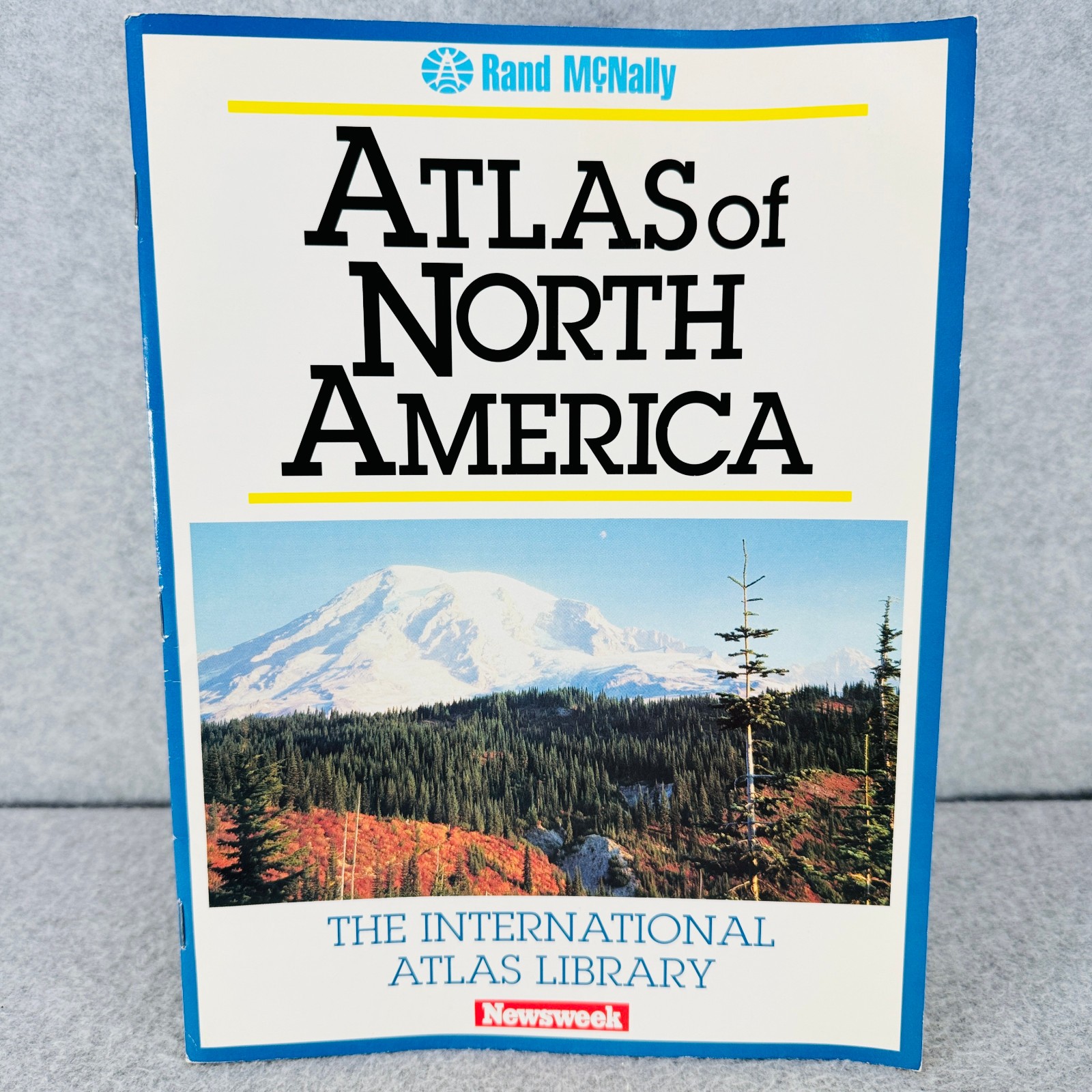 Rand McNally Atlas of North America & Atlas of the World 1993 Geography Maps