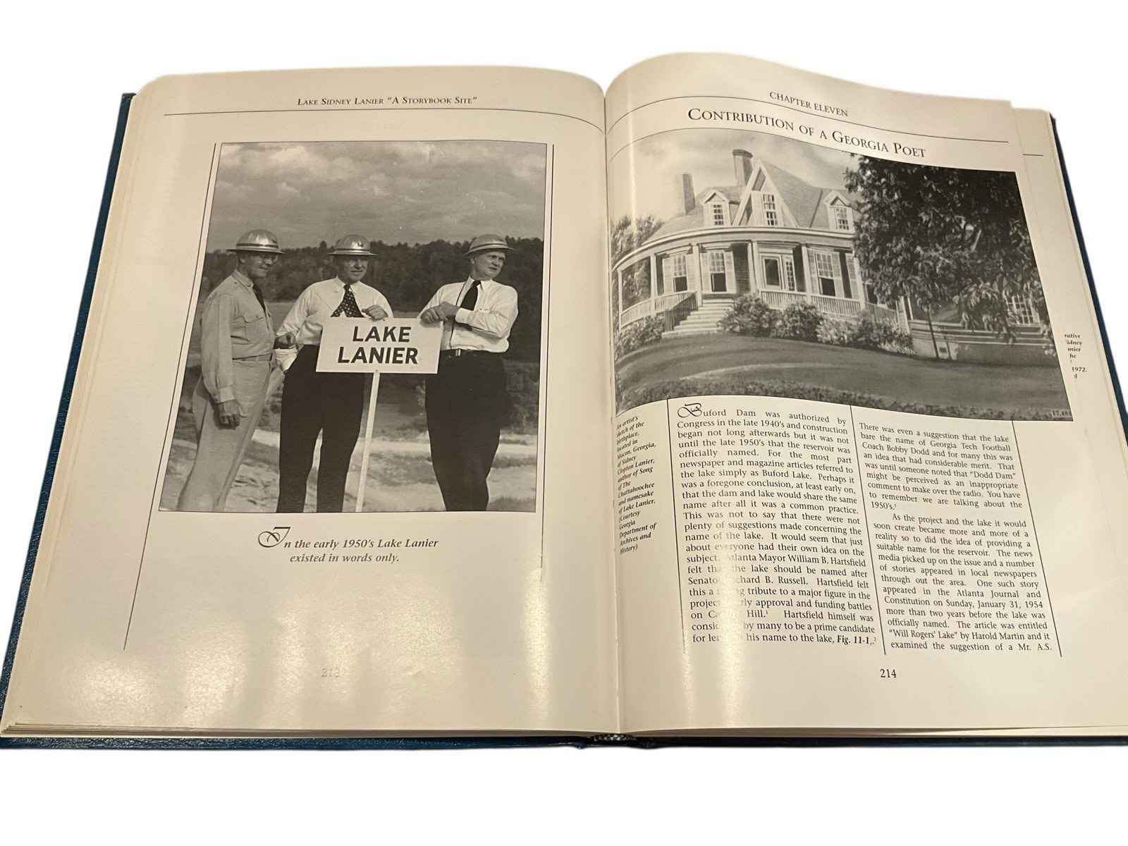 Lake Sidney Lanier The Early History & Construction Of Buford Dam 1998 Coughlin