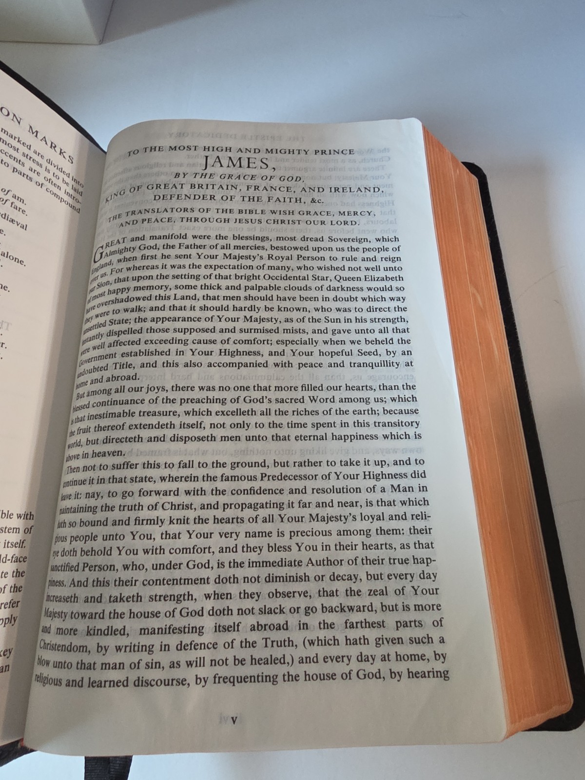 Cambridge KJV Reference Bible Genuine Black Calfskin Leather CD267 In Box
