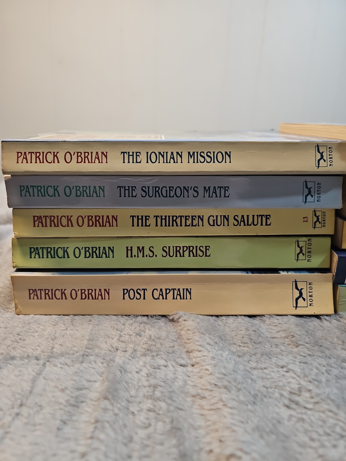 Patrick O’Brian Books lot of 17 Aubrey-Maturin Nautical Sailing British Navy