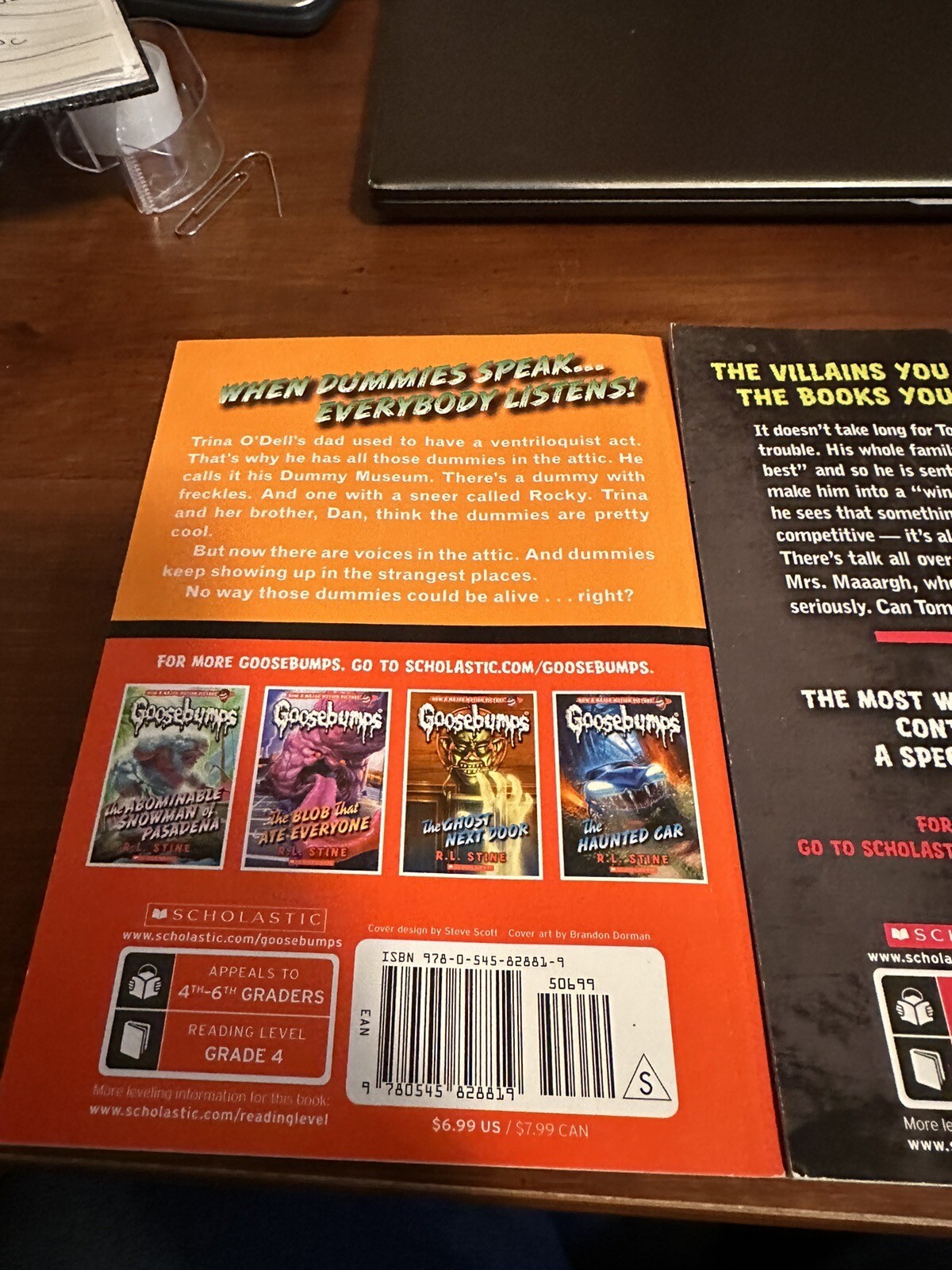 Classic Goosebumps Ser.: Night of the Living Dummy 3 And Most Wanted Set Of 2