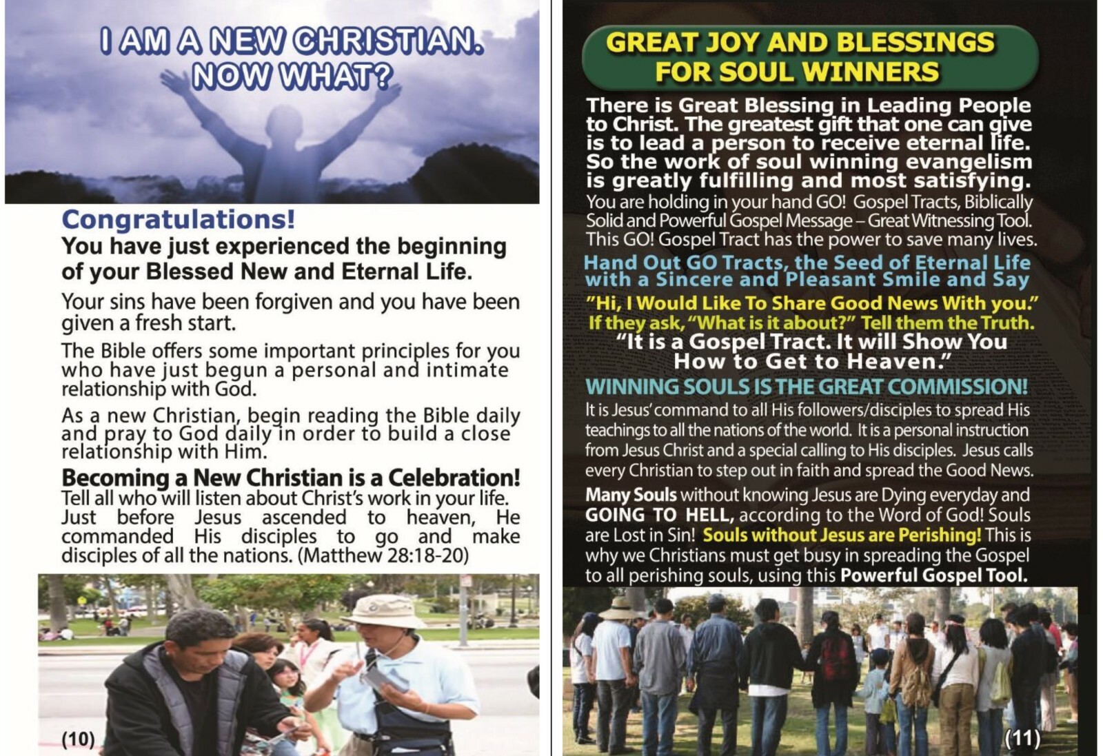 Gospel/Bible Tracts on The RAPTURE. PK of 32 Tracts in 2 Covers, 16 Pages Each