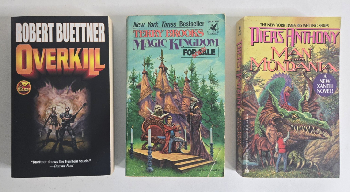 Lot of 29 Sci-Fi / Fantasy Mass Market Paperback Books