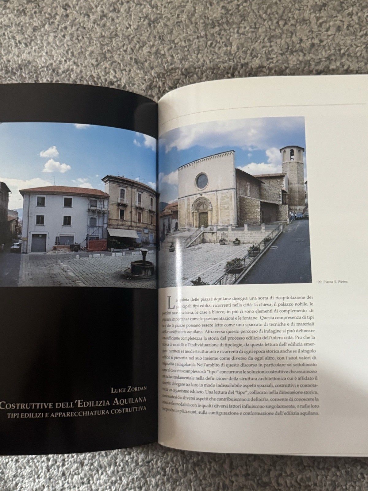 L’Aquila Città di Piazze: Spazi Urbani e Tecniche Costruttive (1992) CARSA