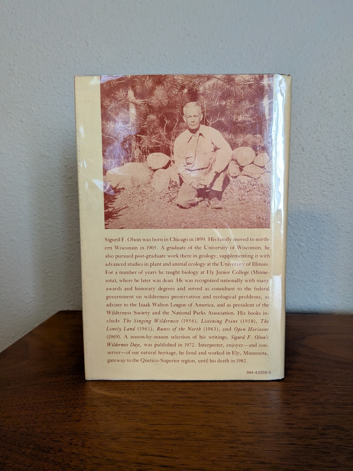 Listening Point – Sigurd F. Olson – Borzoi/Knopf HC/DJ – Nature Classic – Illust