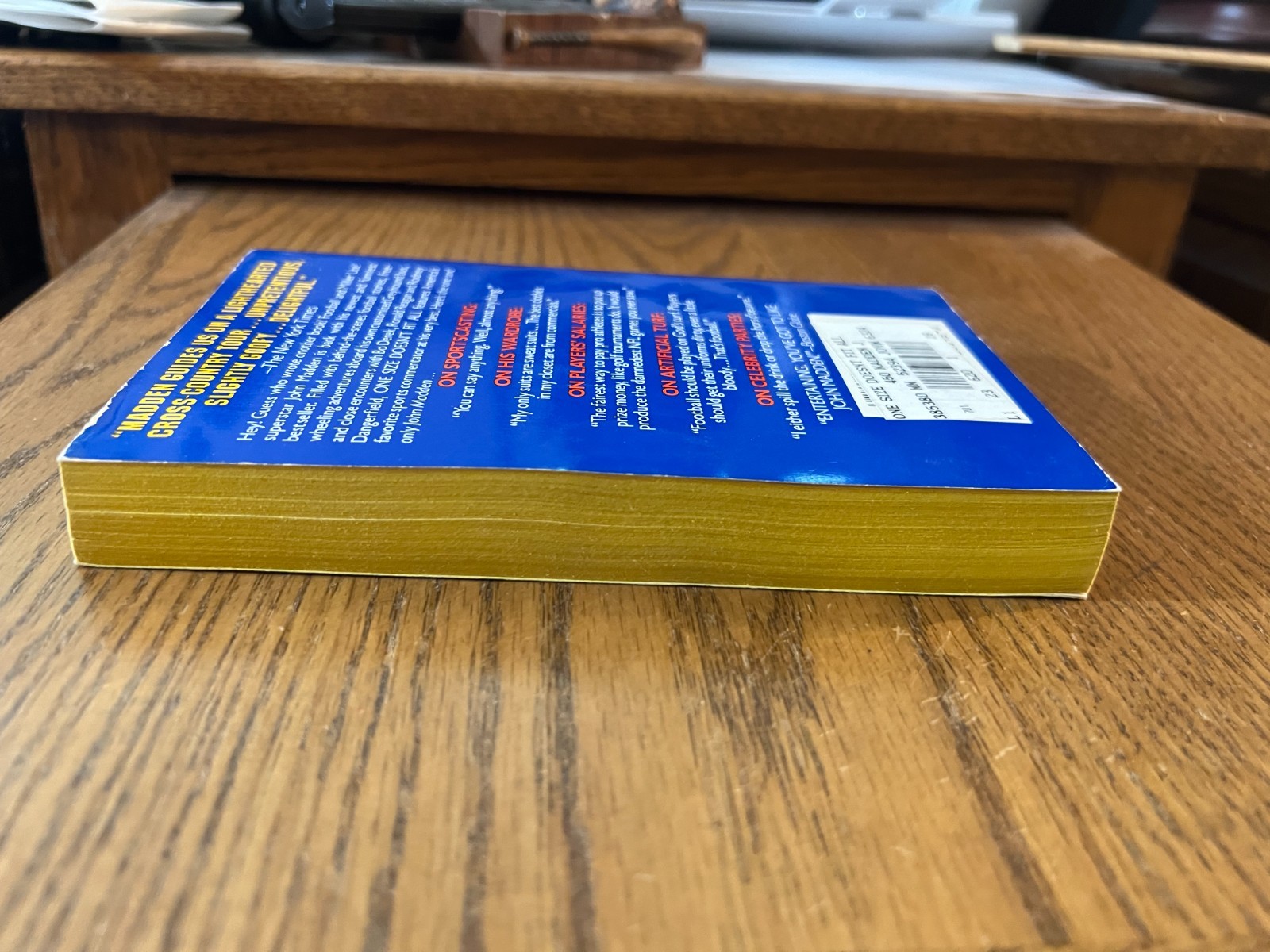 One Size Doesn’t Fit All John Madden 1989 Jove Edition