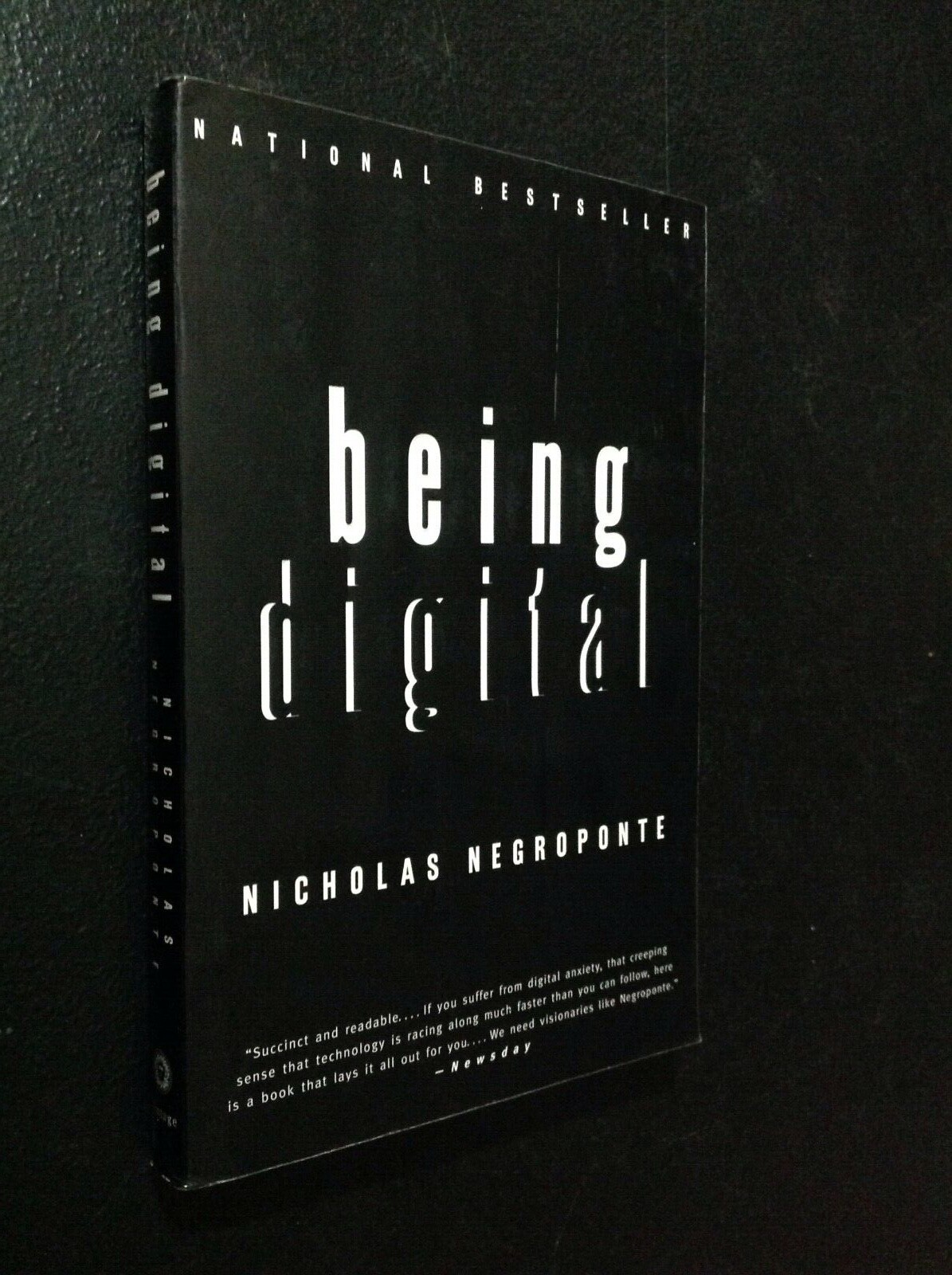 Being Digital by Nicolas Negroponte 1995 Trade Paperback (Like New)
