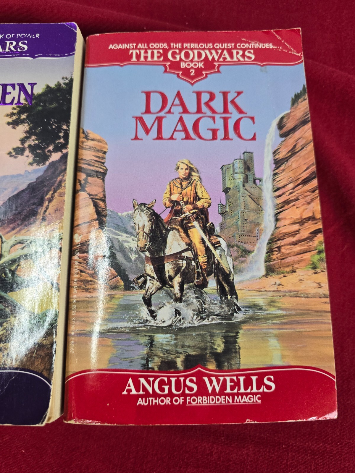 THE GODWARS 1 & 2 By Angus Wells Dark Magic & Forbidden Magic