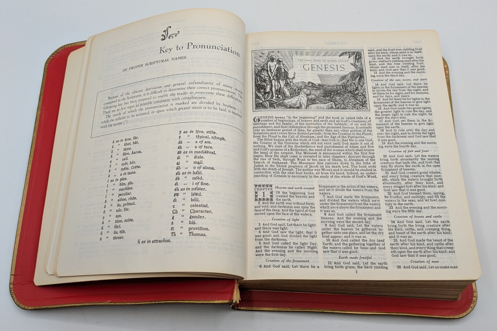 1973 Holy Bible Family Reading Edition King James Version Excellent Unused