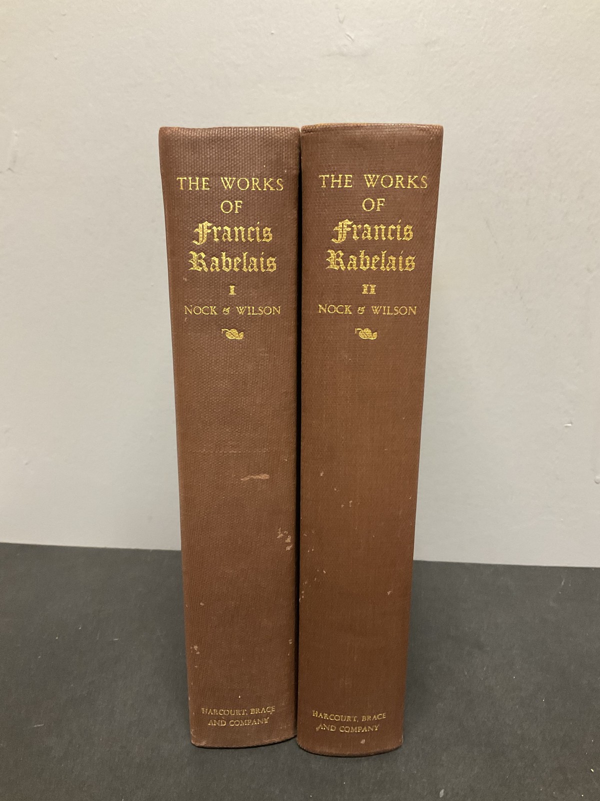The Works of Francis Rabelais 2 Volume Set 1931 1st Ed Harcourt Brace