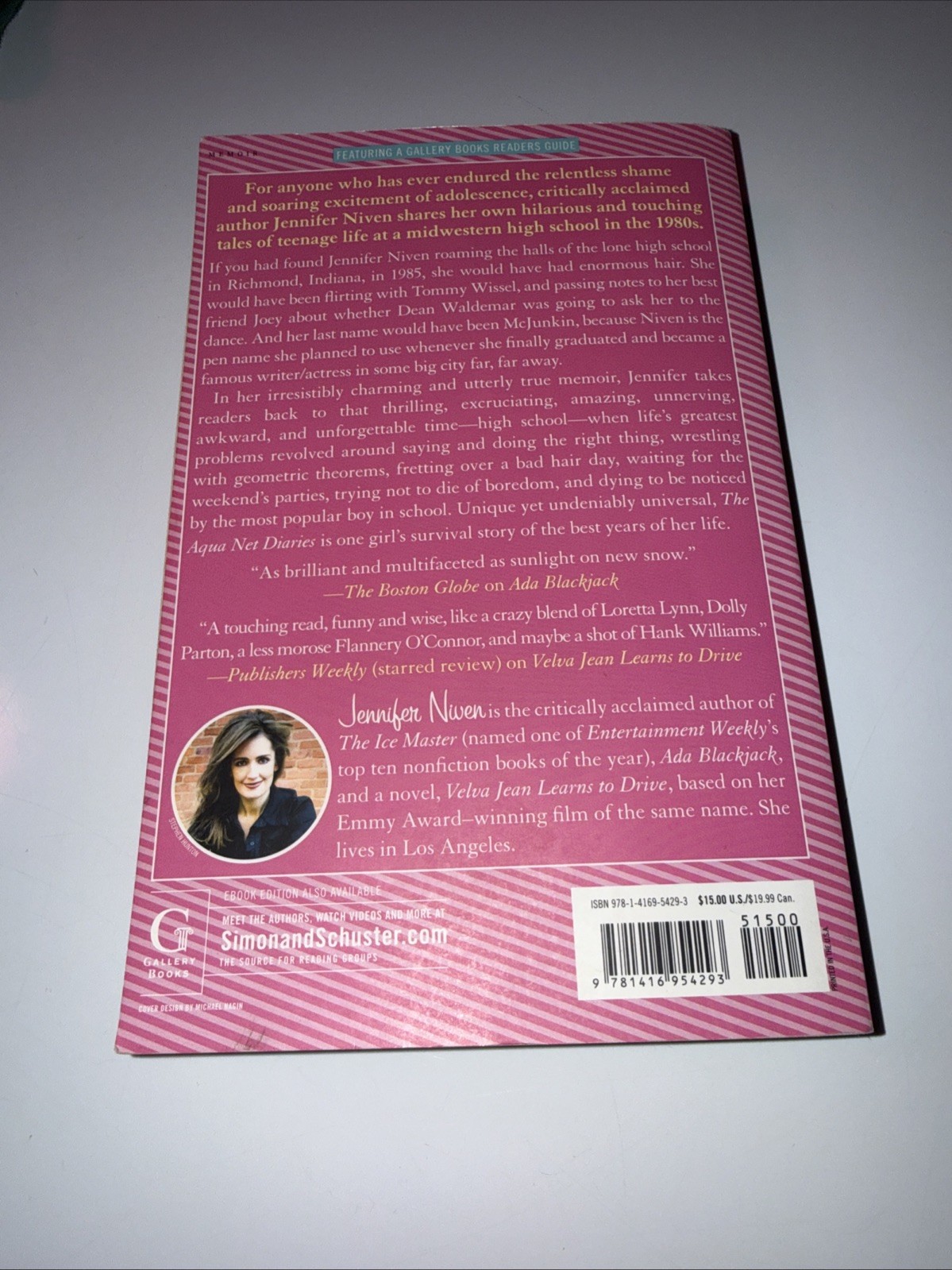 Aqua Net Diaries : Big Hair, Big Dreams, Small Town by Jennifer Niven (2010,…