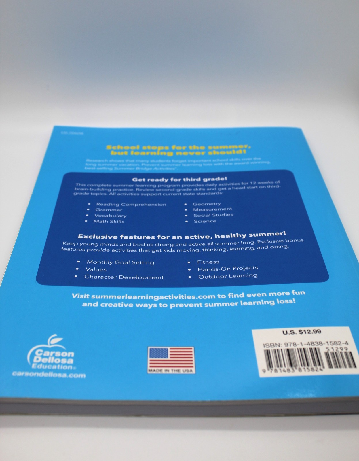 Summer Bridge Activities Bridging Grades 2 – 3 Workbook 15 Mins / Day Homeschool